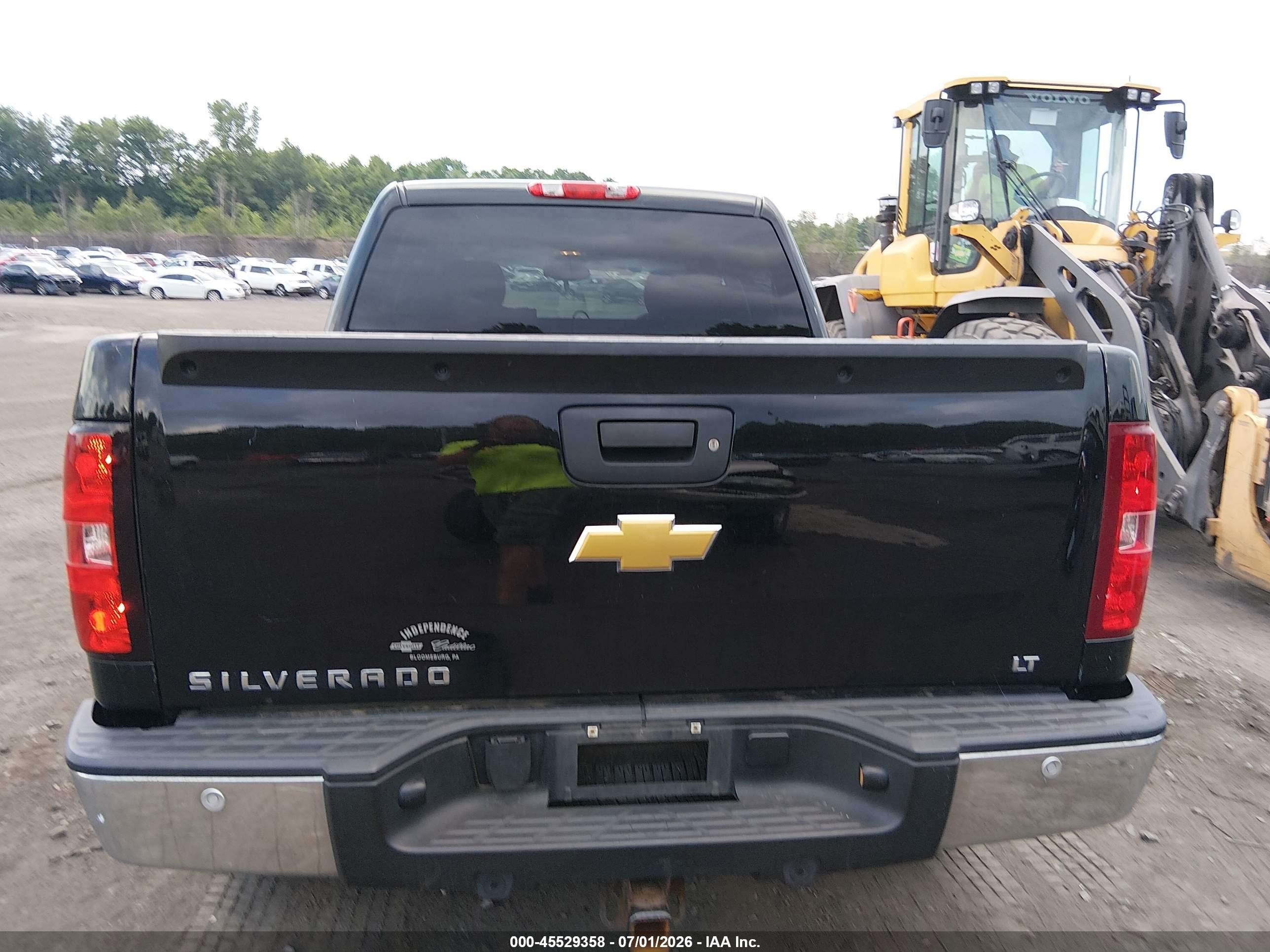 2013 Chevrolet Silverado 1500 Lt Black vin: 3GCPKSE72DG214919