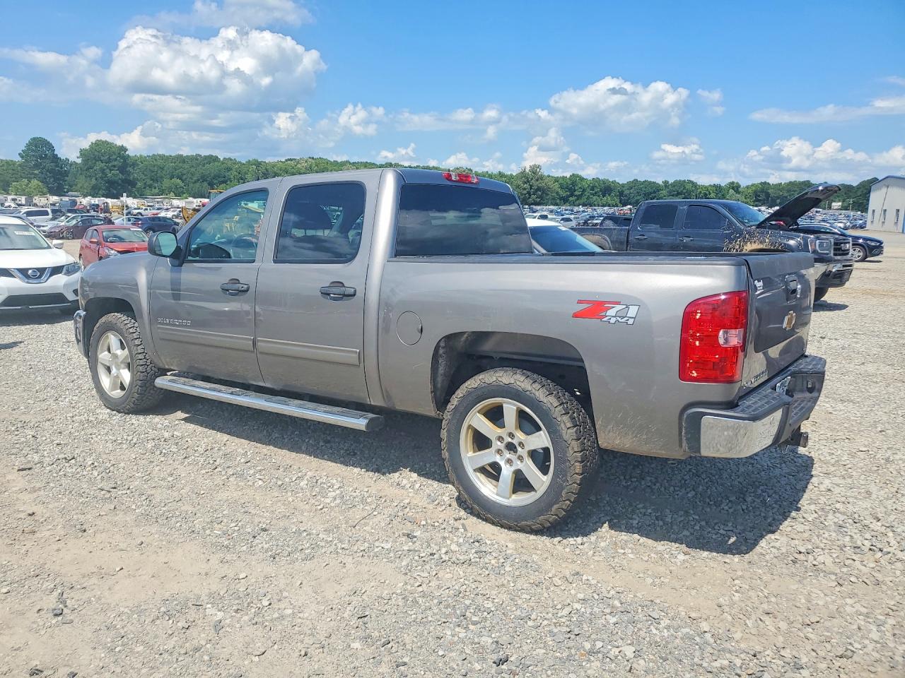 2013 Chevrolet Silverado K1500 Lt Gray vin: 3GCPKSE72DG245569