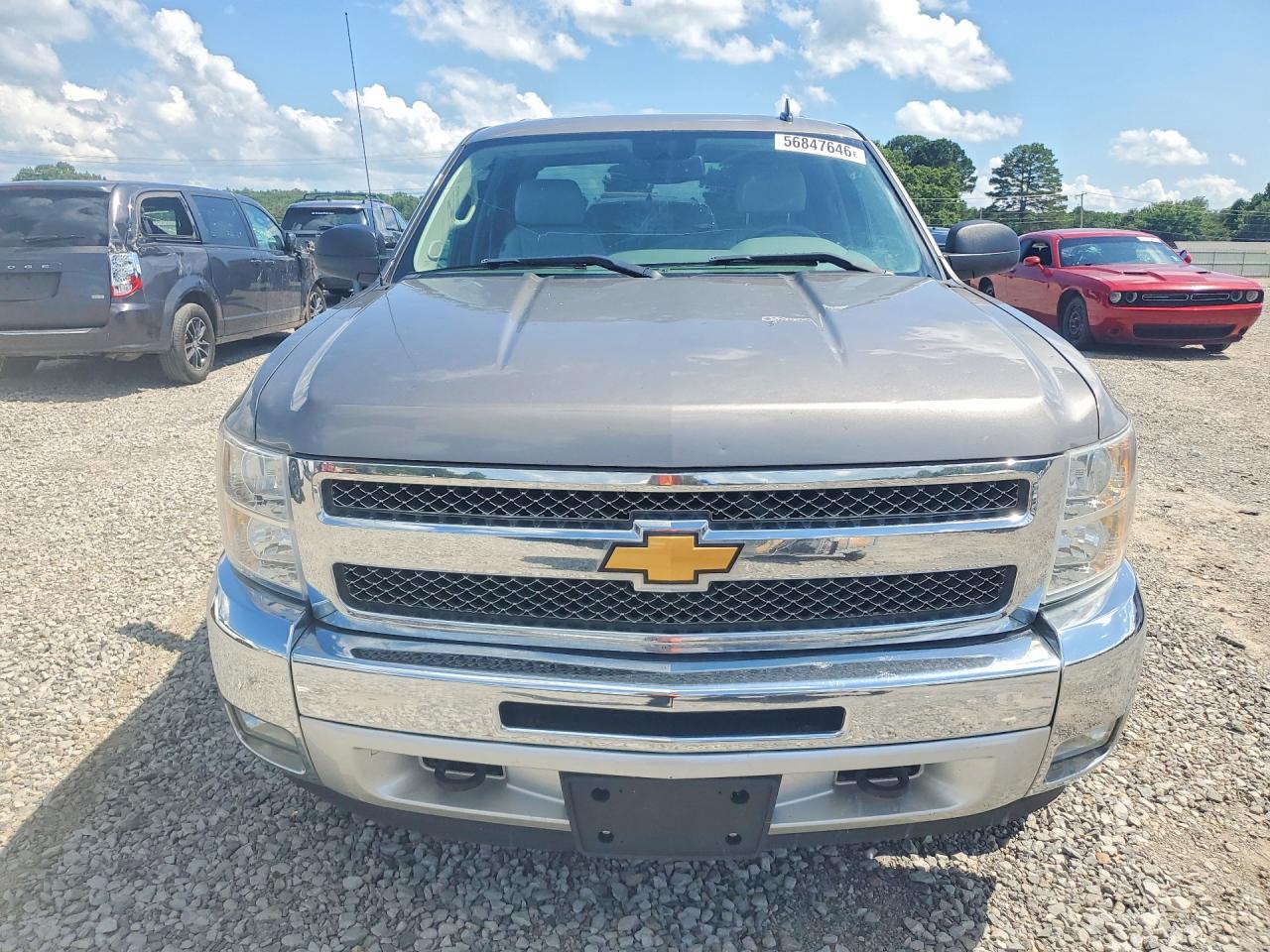 2013 Chevrolet Silverado K1500 Lt Gray vin: 3GCPKSE72DG245569