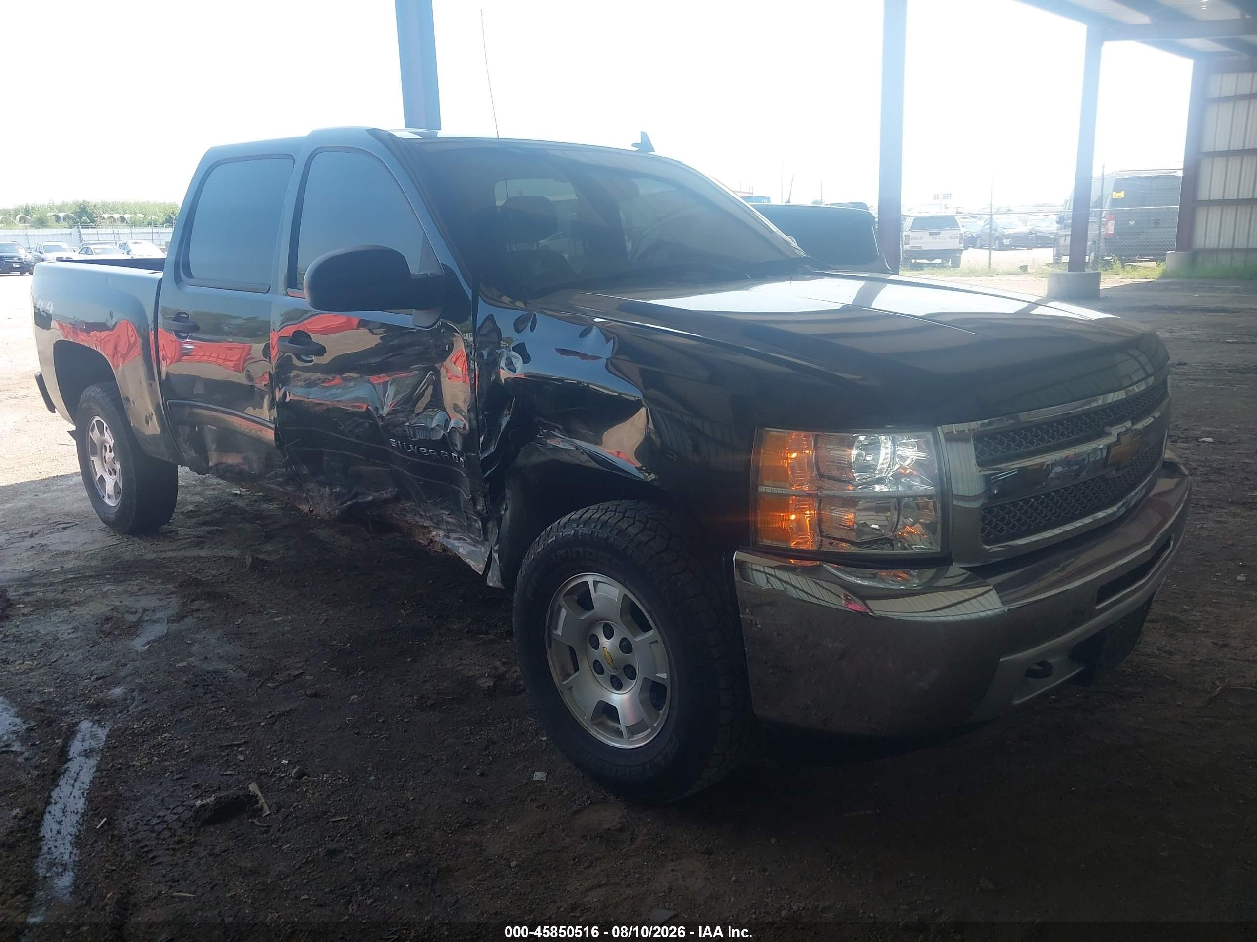 2013 Chevrolet Silverado 1500 Lt Black vin: 3GCPKSE72DG252358