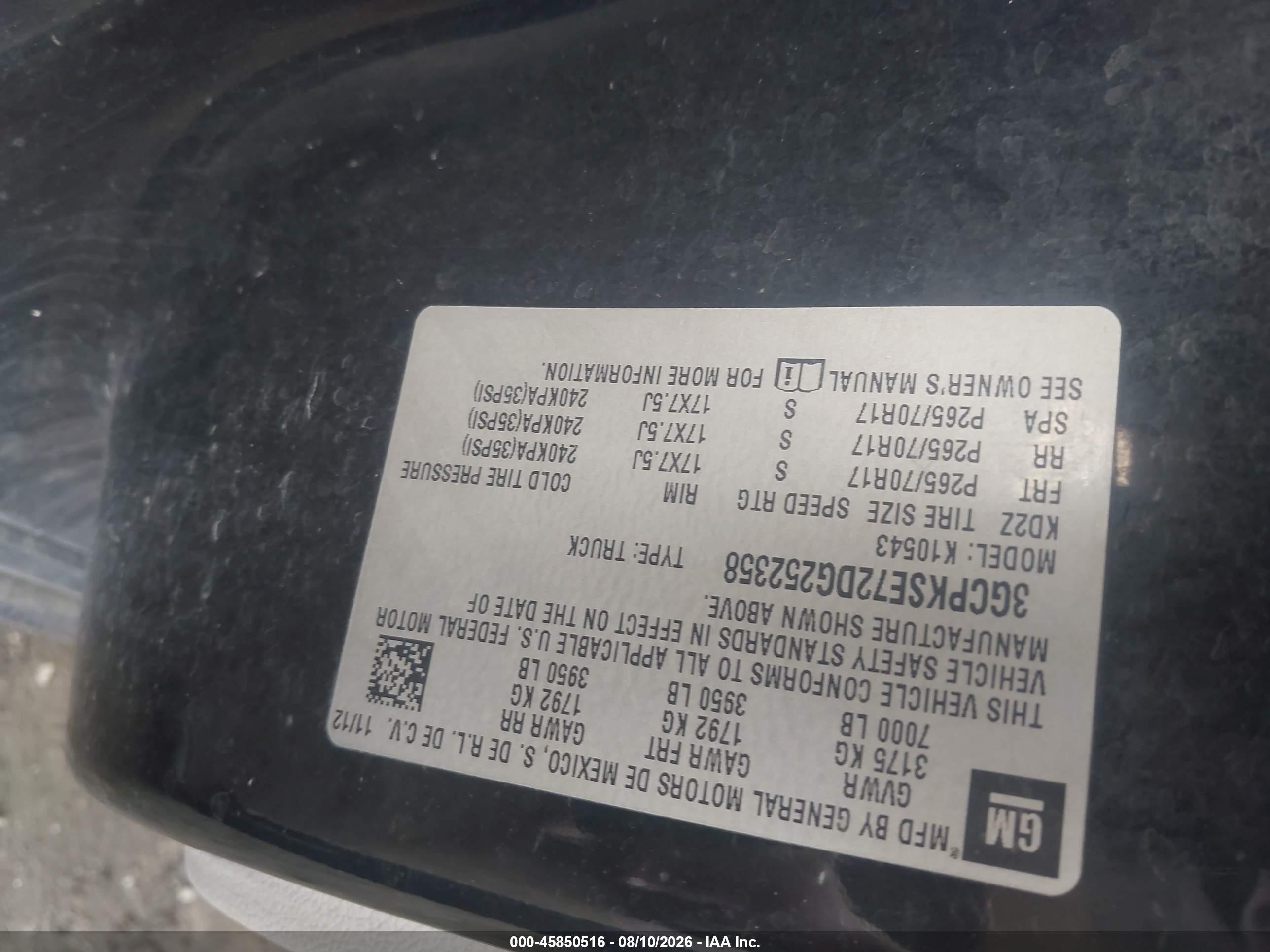 2013 Chevrolet Silverado 1500 Lt Черный vin: 3GCPKSE72DG252358