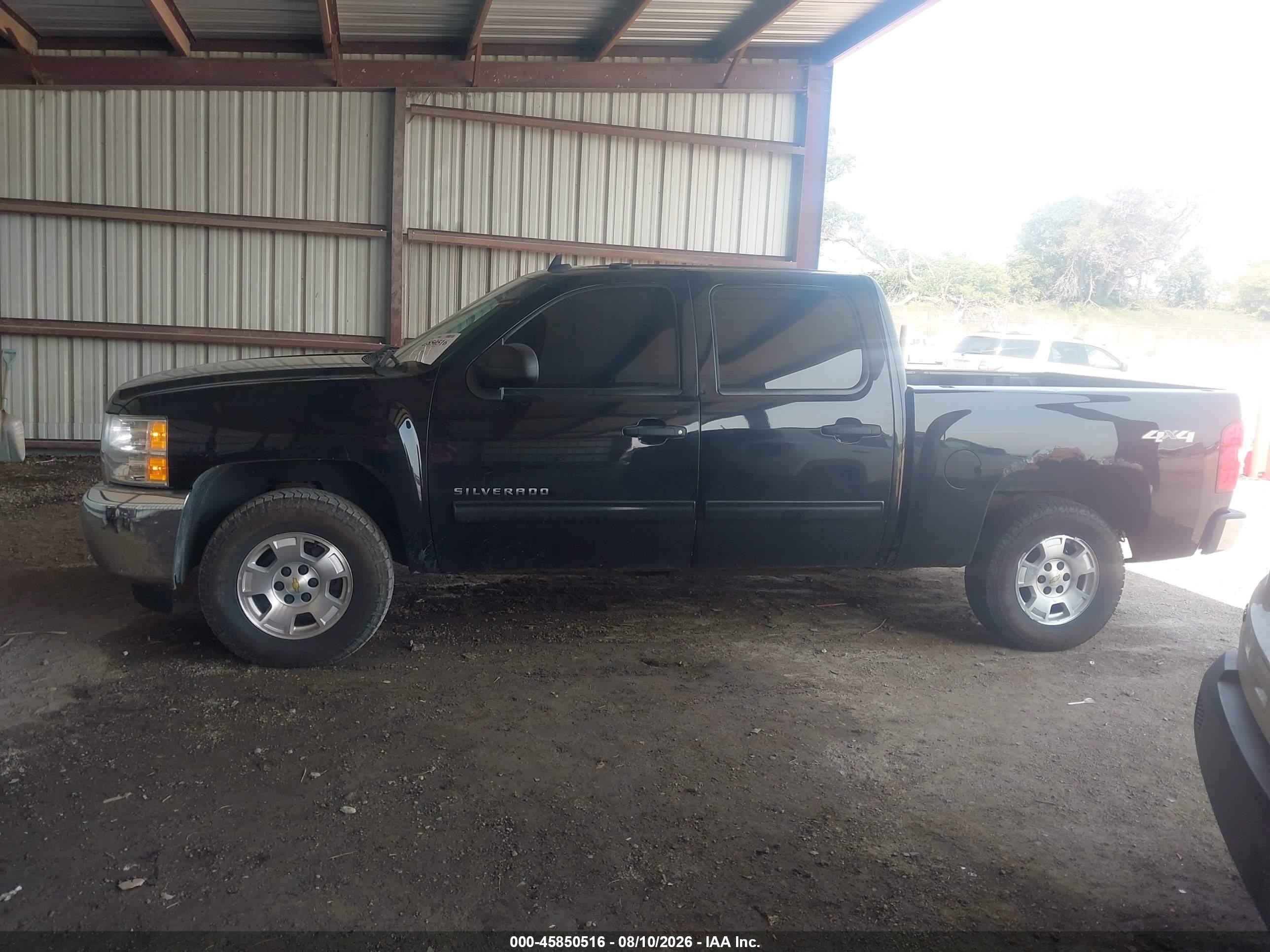 2013 Chevrolet Silverado 1500 Lt Черный vin: 3GCPKSE72DG252358