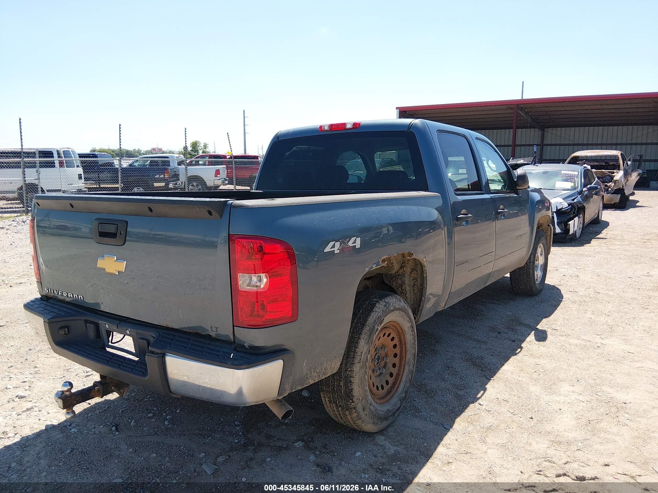 2013 Chevrolet Silverado 1500 Lt Blue vin: 3GCPKSE72DG254160