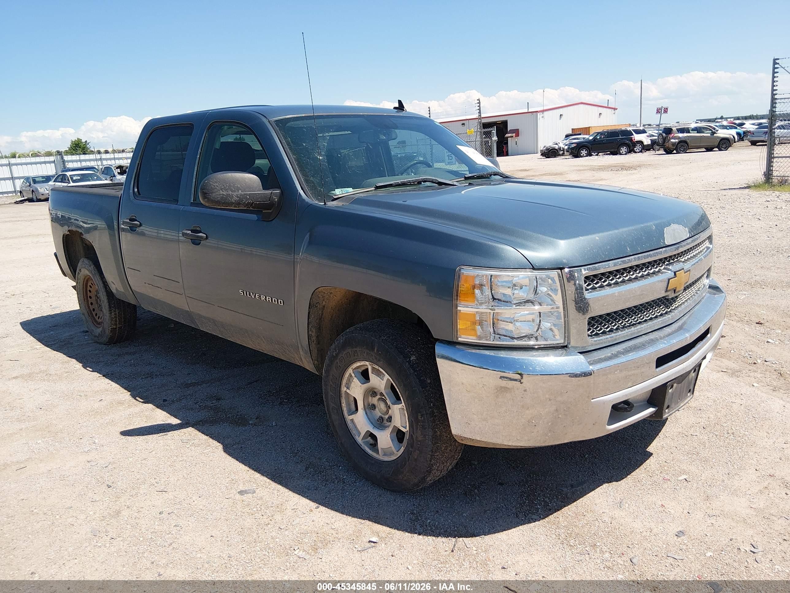2013 Chevrolet Silverado 1500 Lt Blue vin: 3GCPKSE72DG254160