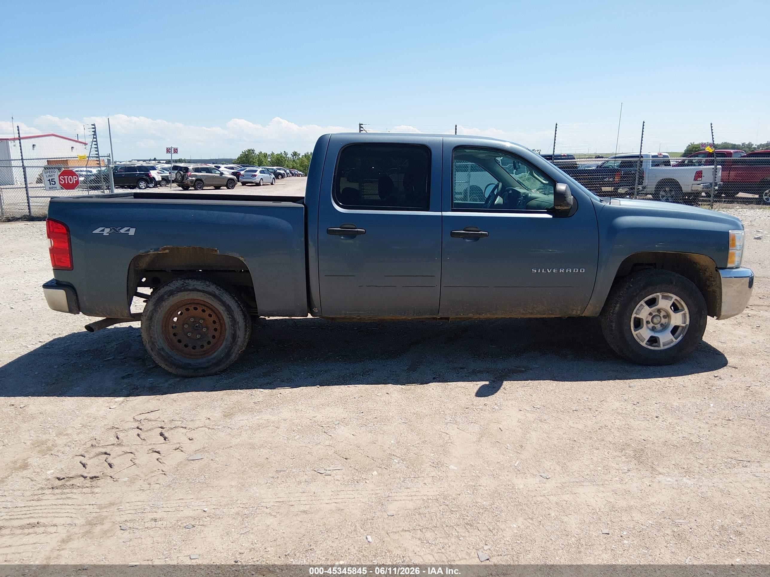 2013 Chevrolet Silverado 1500 Lt Blue vin: 3GCPKSE72DG254160