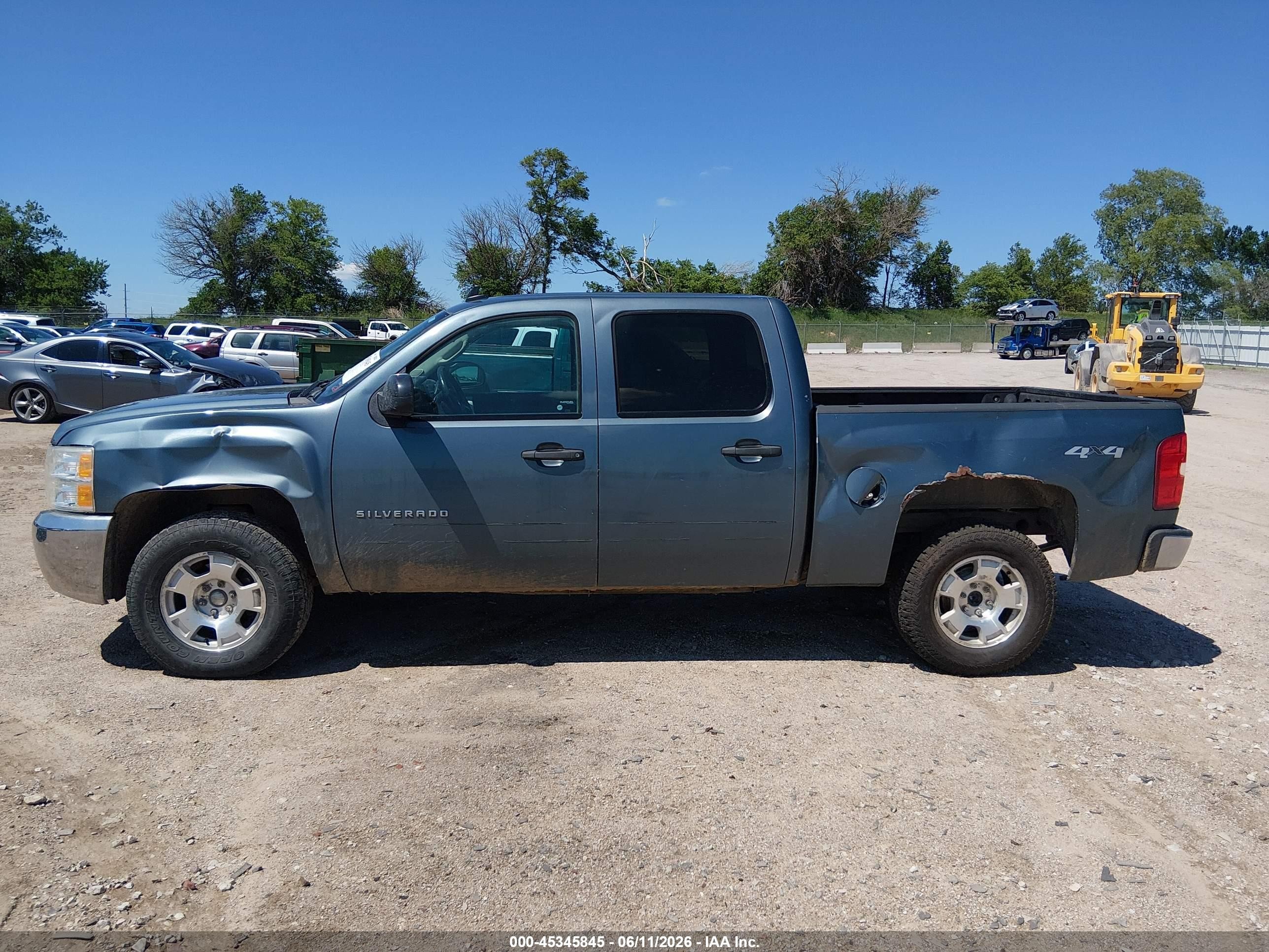 2013 Chevrolet Silverado 1500 Lt Blue vin: 3GCPKSE72DG254160