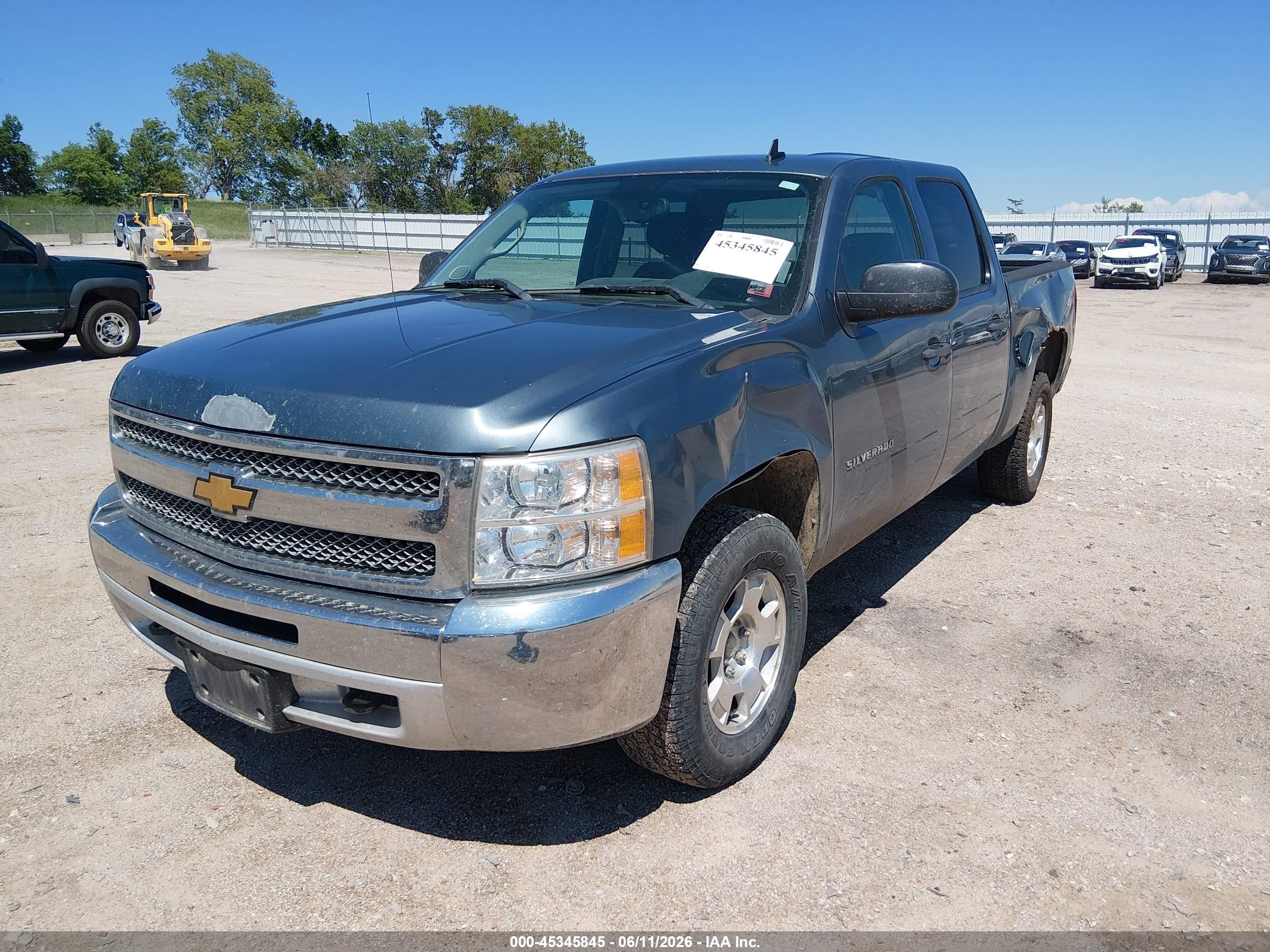 2013 Chevrolet Silverado 1500 Lt Blue vin: 3GCPKSE72DG254160