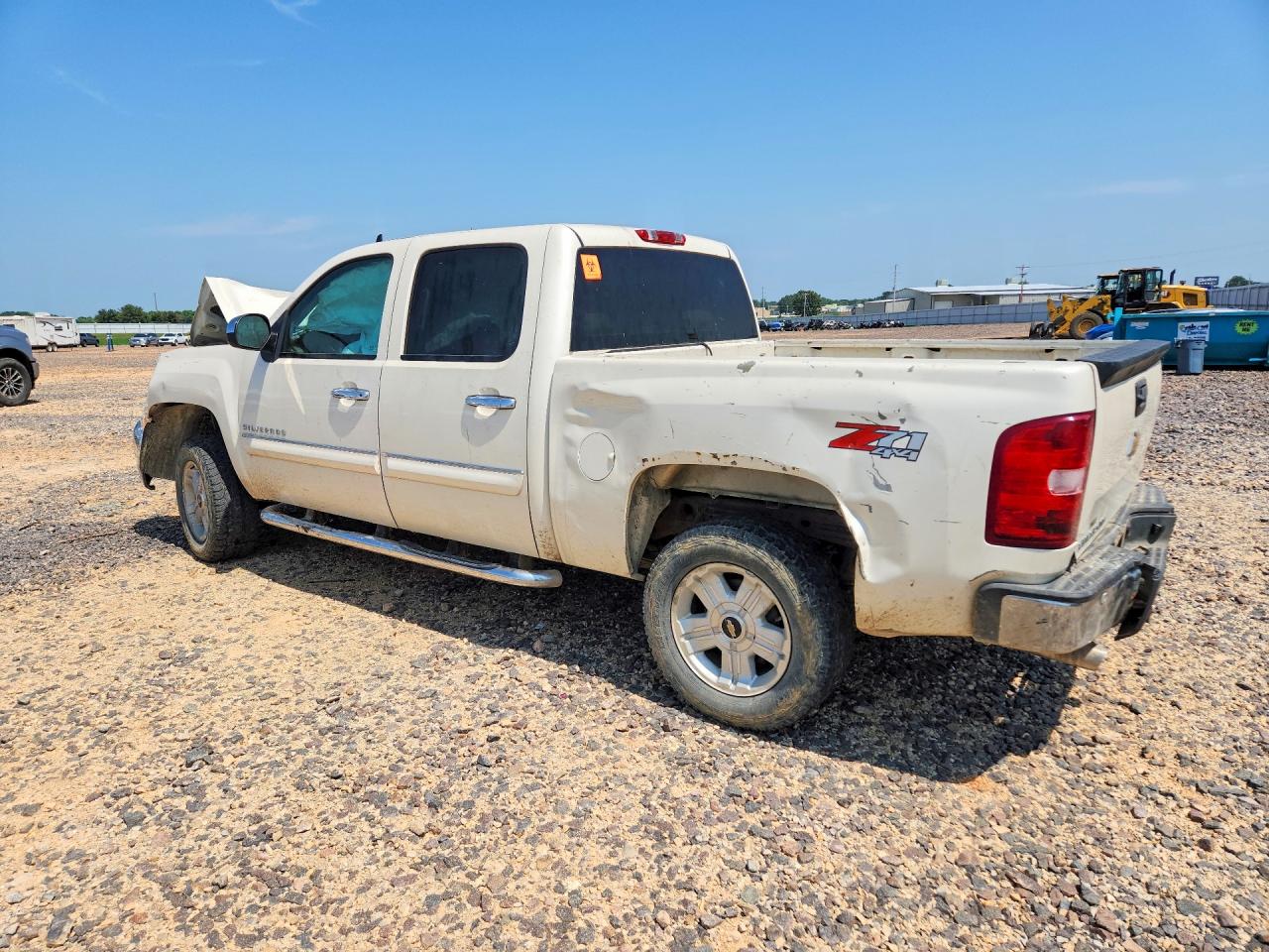 2013 Chevrolet Silverado K1500 Lt White vin: 3GCPKSE72DG287434