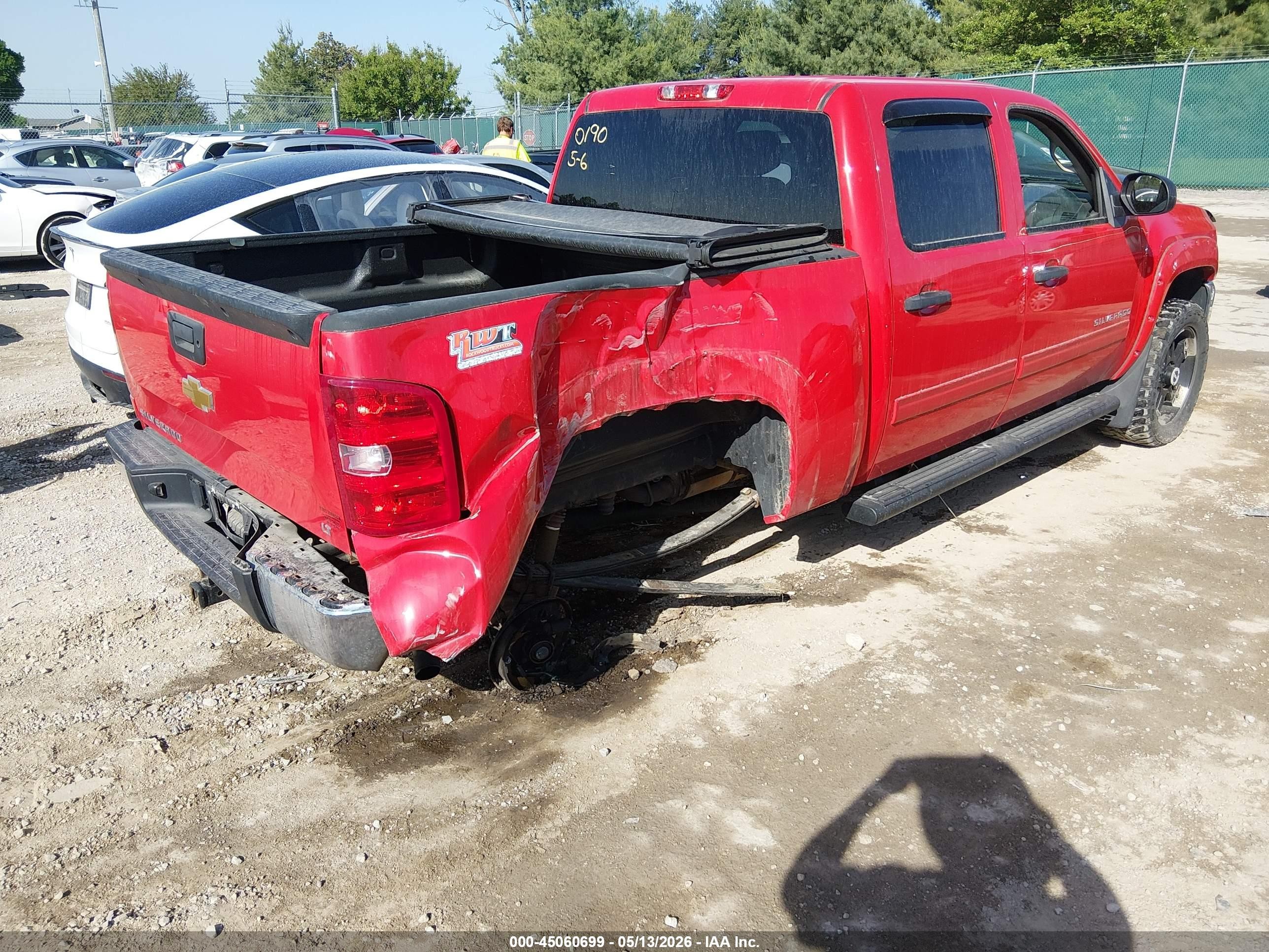 2013 Chevrolet Silverado 1500 Lt Red vin: 3GCPKSE72DG320190