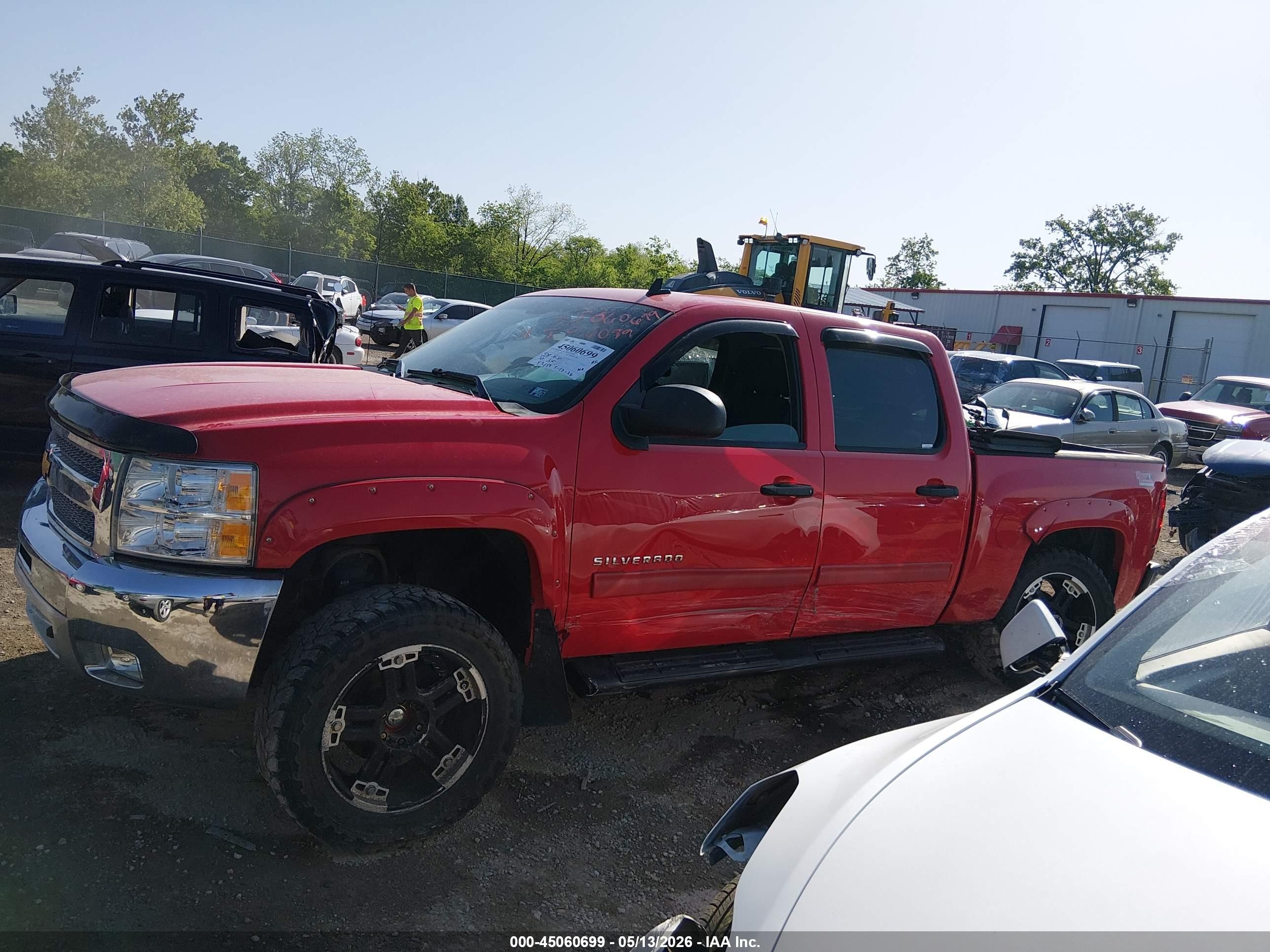 2013 Chevrolet Silverado 1500 Lt Red vin: 3GCPKSE72DG320190