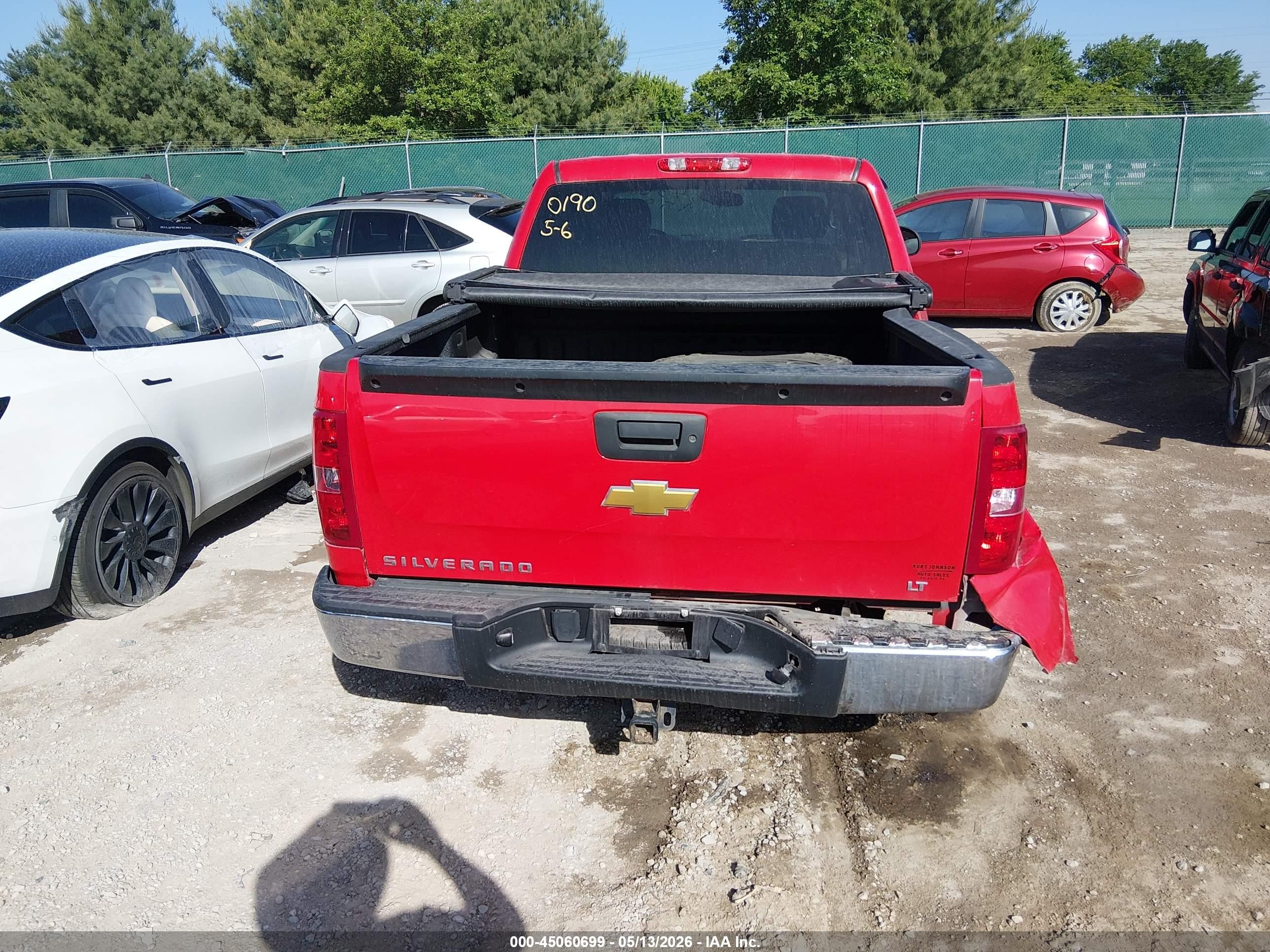 2013 Chevrolet Silverado 1500 Lt Red vin: 3GCPKSE72DG320190