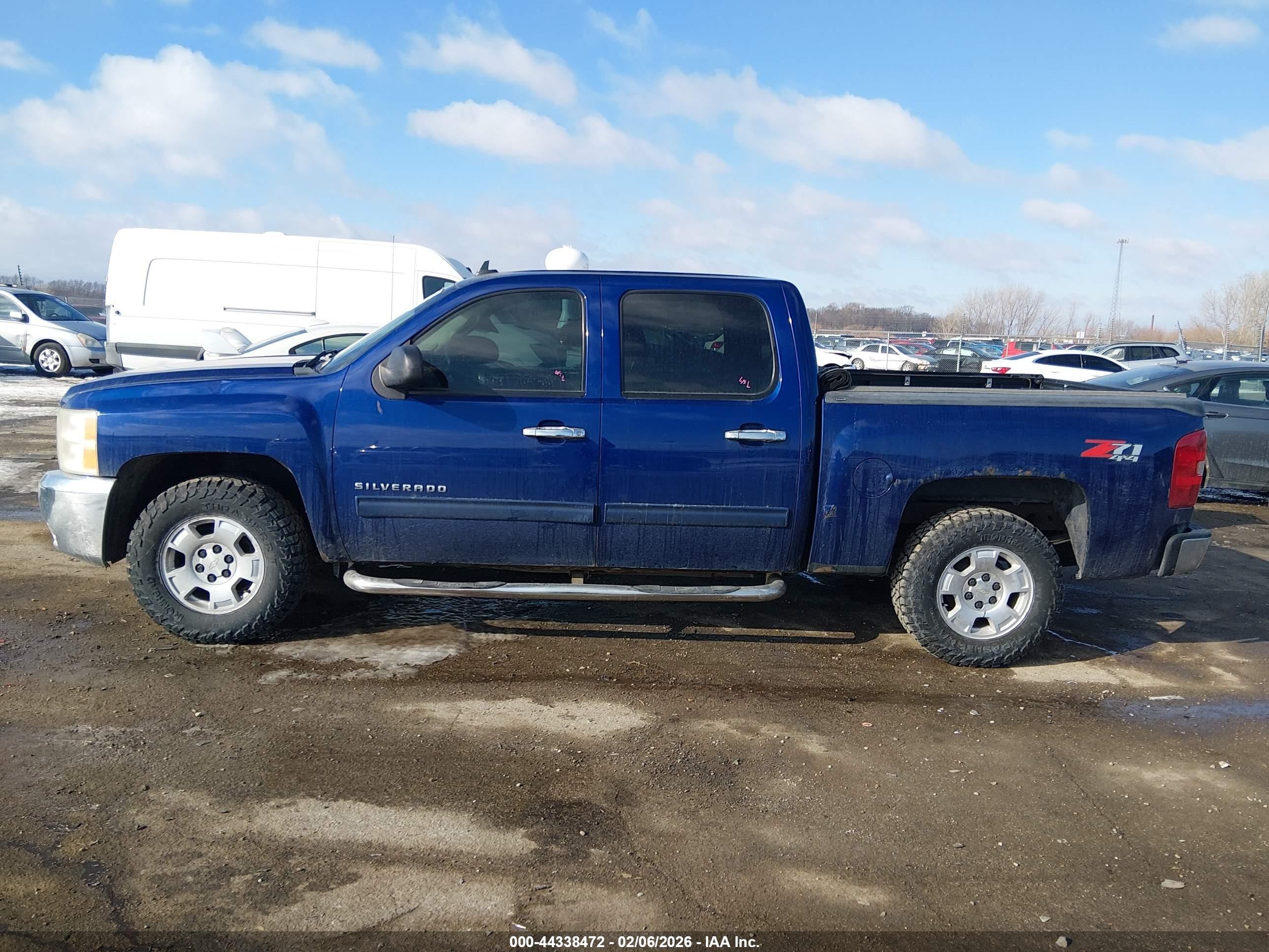 2013 Chevrolet Silverado 1500 Lt Blue vin: 3GCPKSE72DG366005