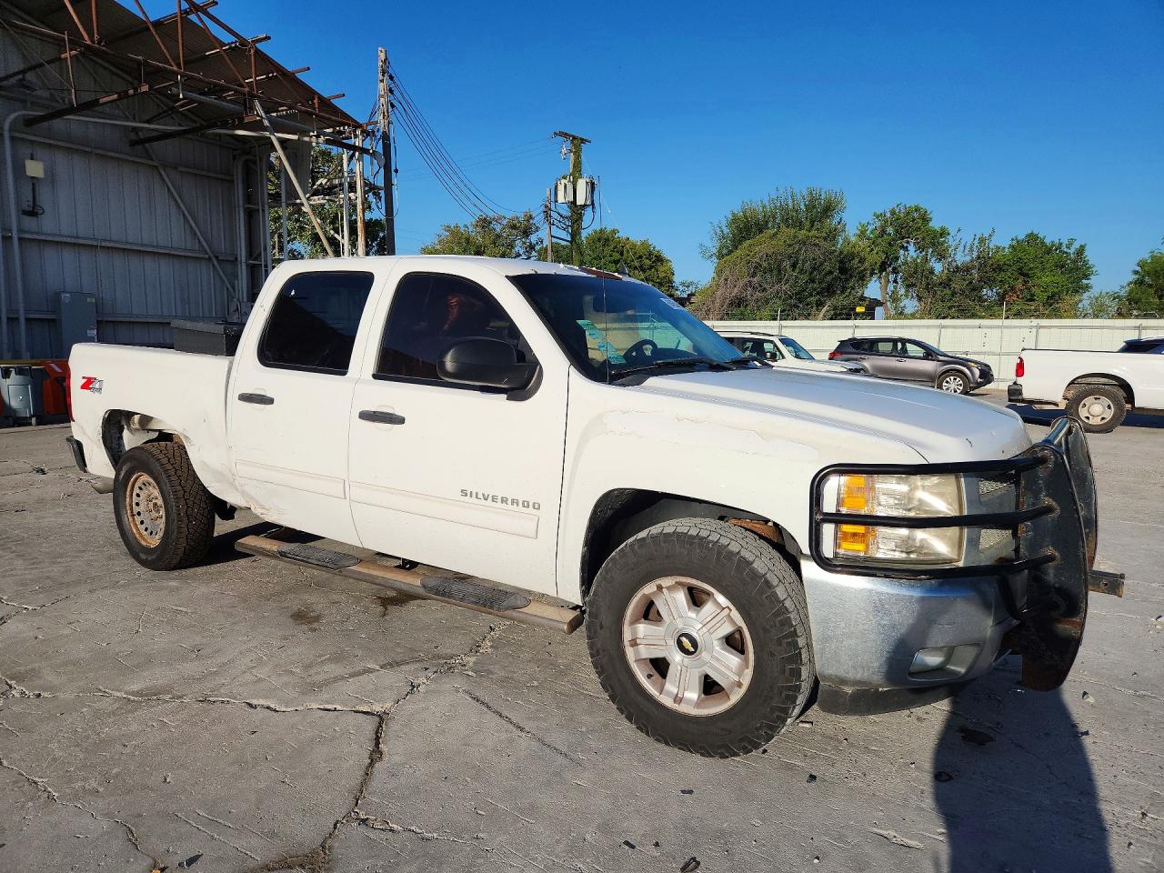 2012 Chevrolet Silverado K1500 Lt White vin: 3GCPKSE73CG113189