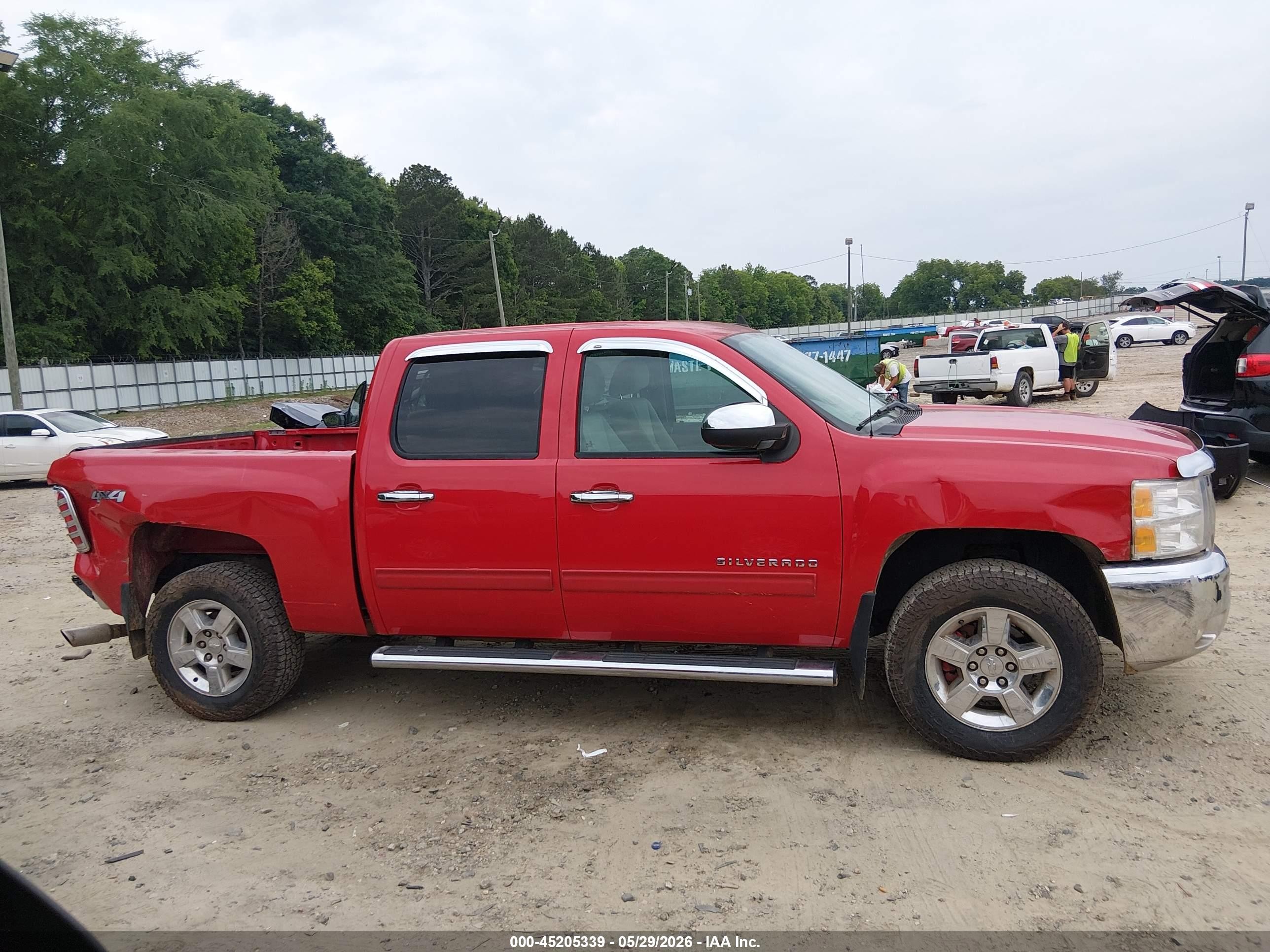 2012 Chevrolet Silverado 1500 Lt Red vin: 3GCPKSE73CG127917