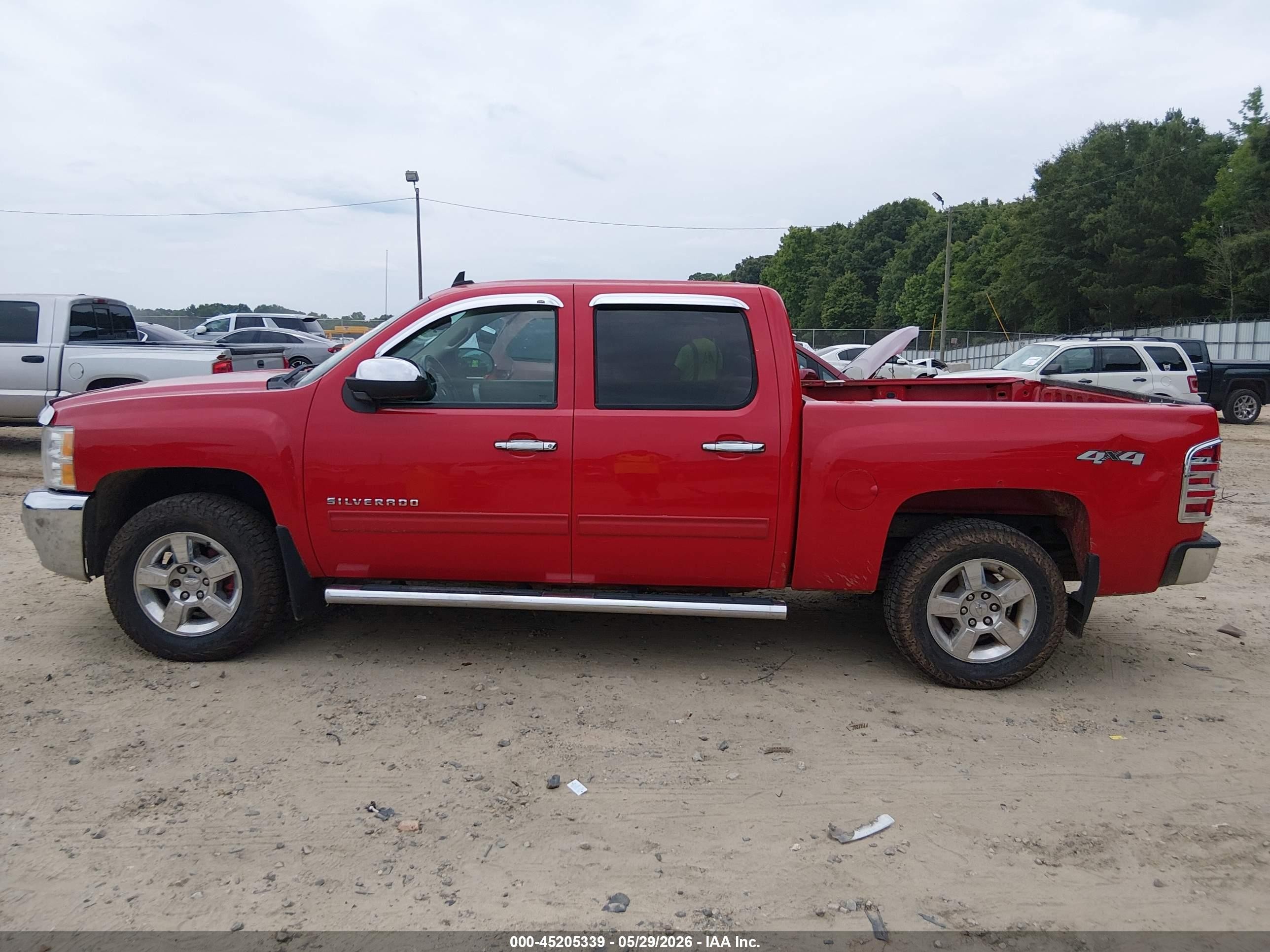 2012 Chevrolet Silverado 1500 Lt Red vin: 3GCPKSE73CG127917