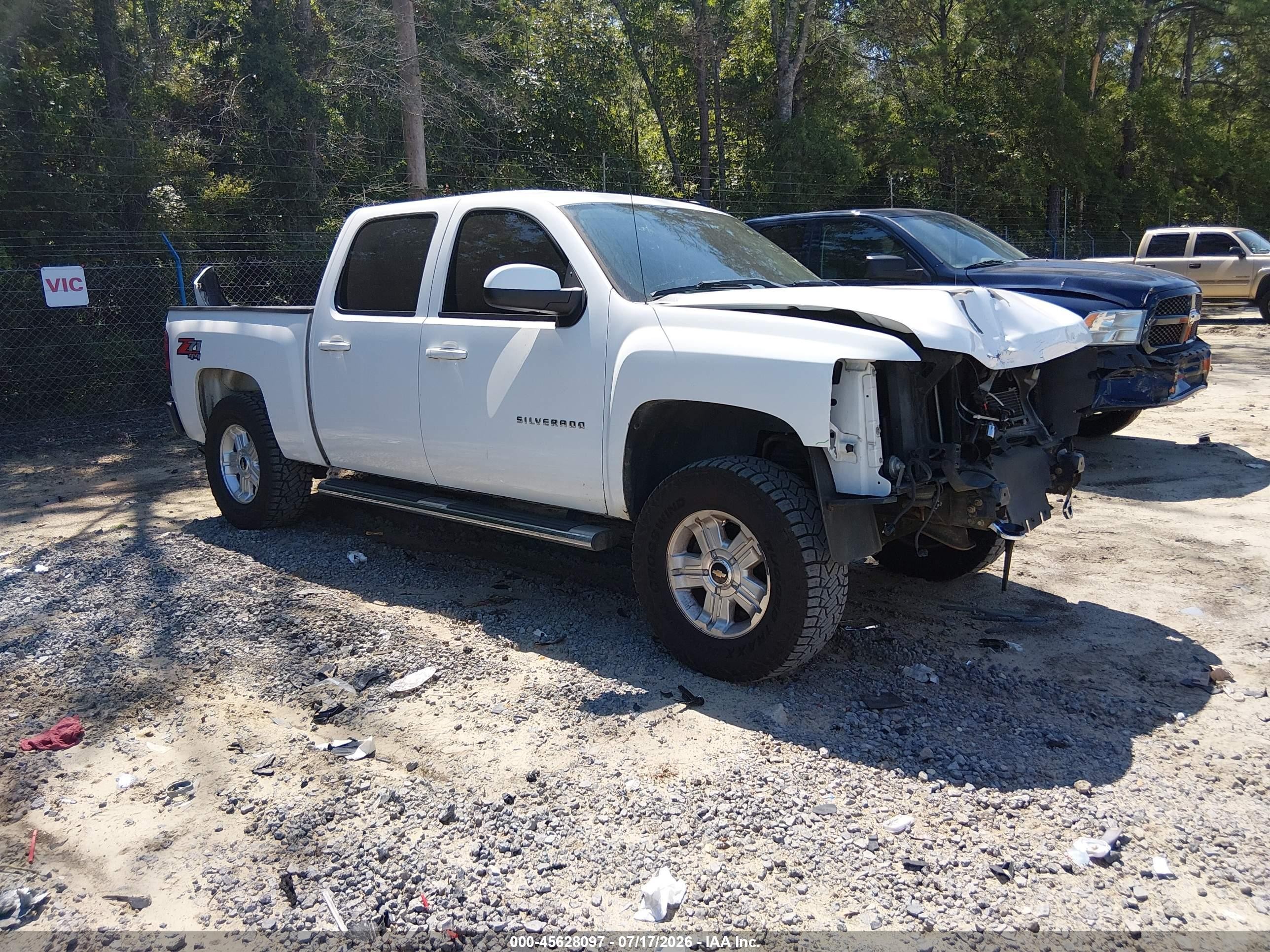 2012 Chevrolet Silverado 1500 Lt White vin: 3GCPKSE73CG130199