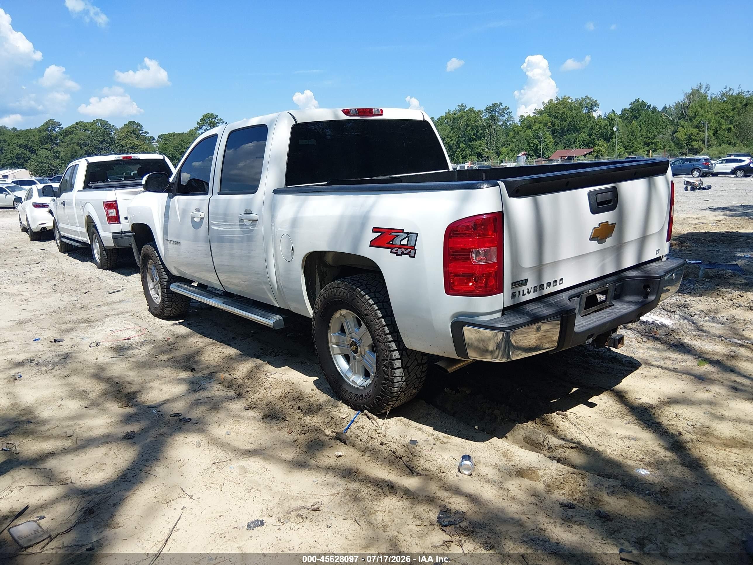 2012 Chevrolet Silverado 1500 Lt White vin: 3GCPKSE73CG130199