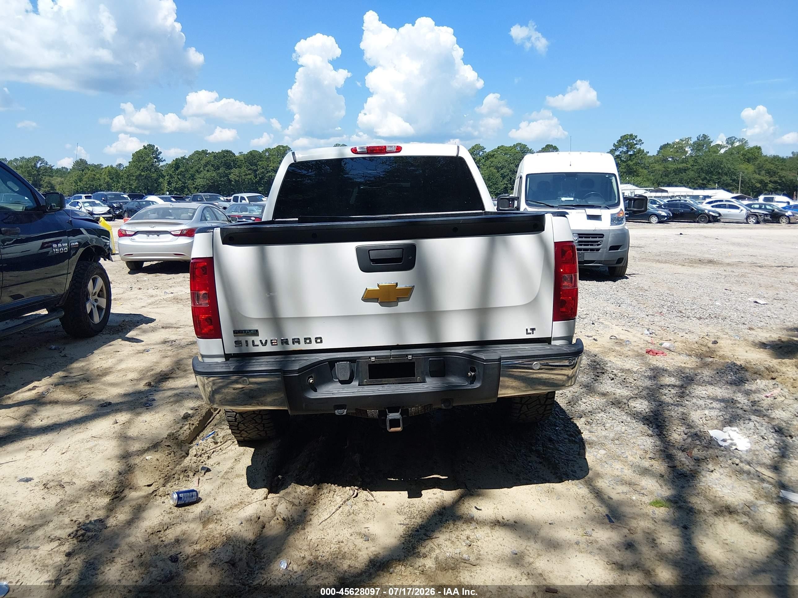 2012 Chevrolet Silverado 1500 Lt White vin: 3GCPKSE73CG130199