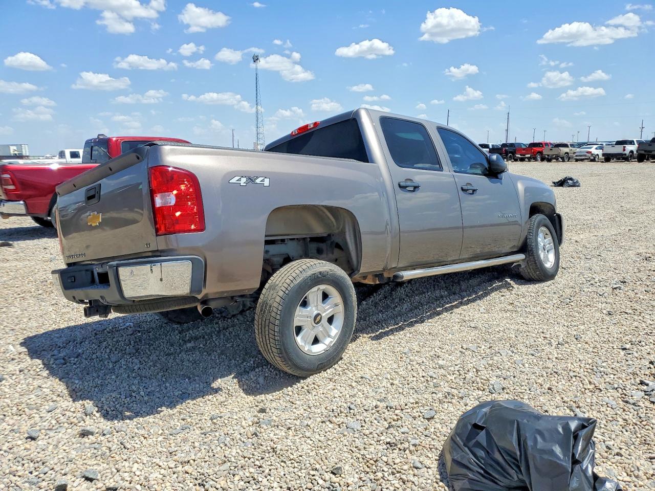 2012 Chevrolet Silverado K1500 Lt Silver vin: 3GCPKSE73CG186157