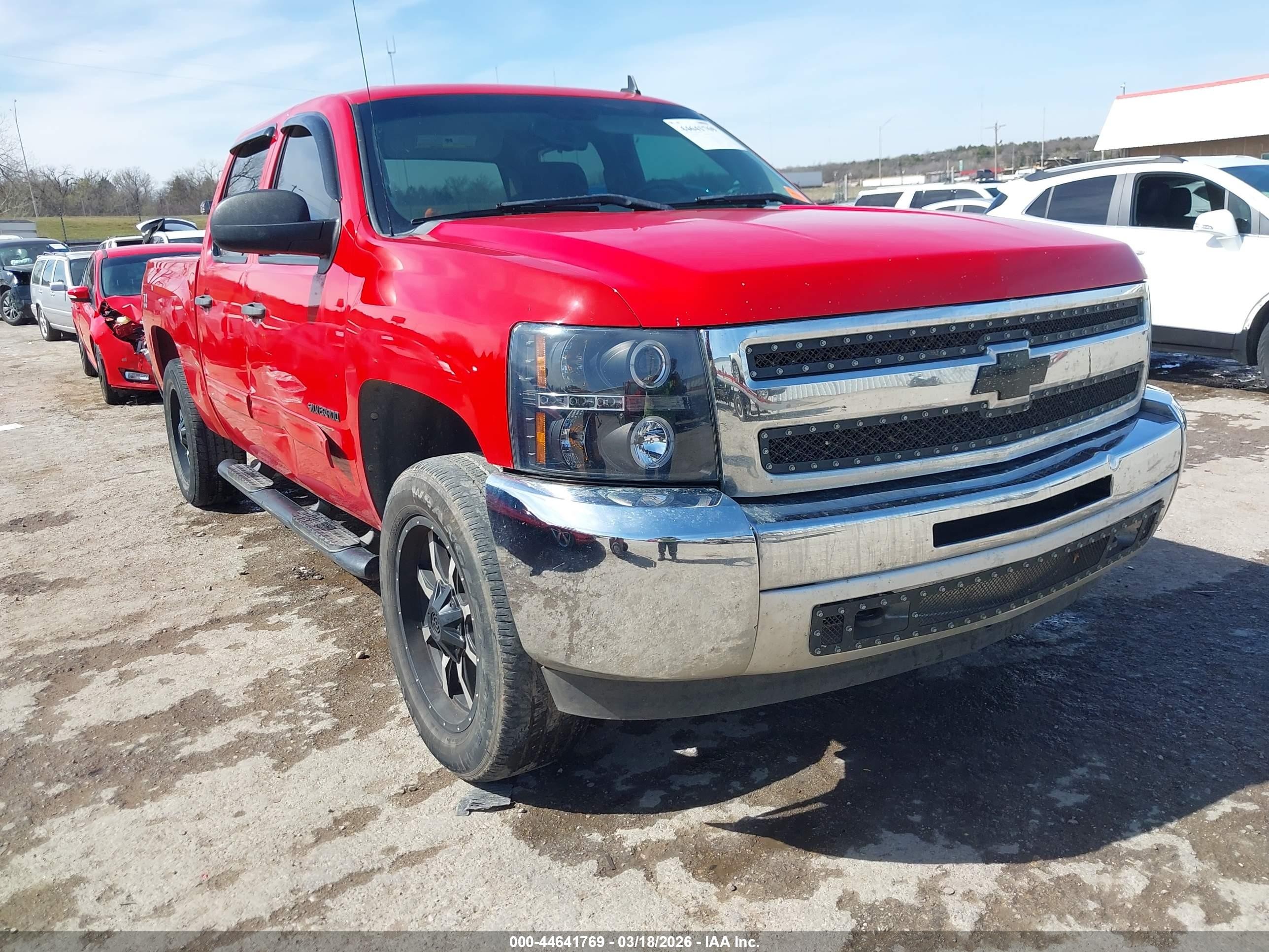 2012 Chevrolet Silverado 1500 Lt Red vin: 3GCPKSE73CG235454