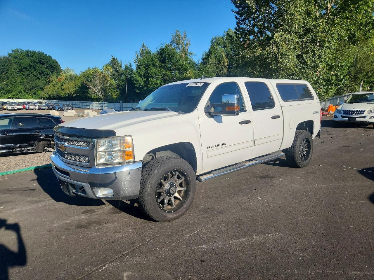 2012 Chevrolet Silverado K1500 Lt Белый vin: 3GCPKSE73CG264050