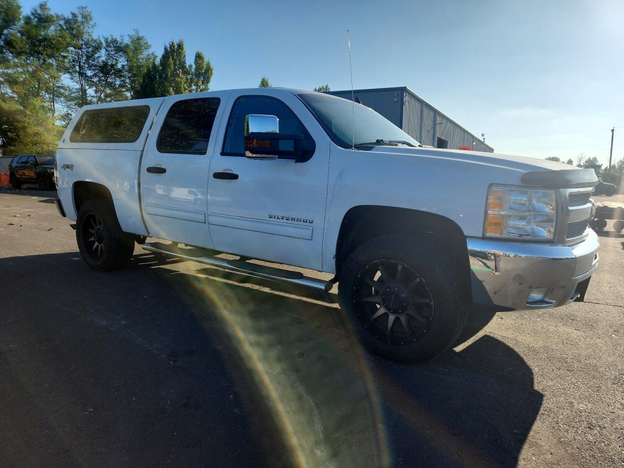 2012 Chevrolet Silverado K1500 Lt White vin: 3GCPKSE73CG264050