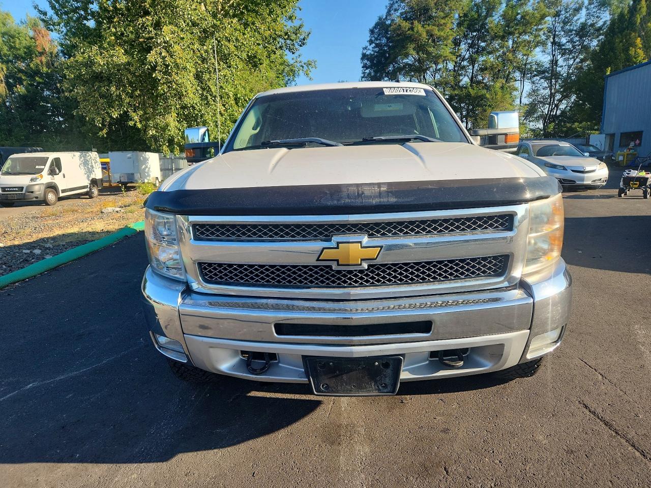 2012 Chevrolet Silverado K1500 Lt White vin: 3GCPKSE73CG264050