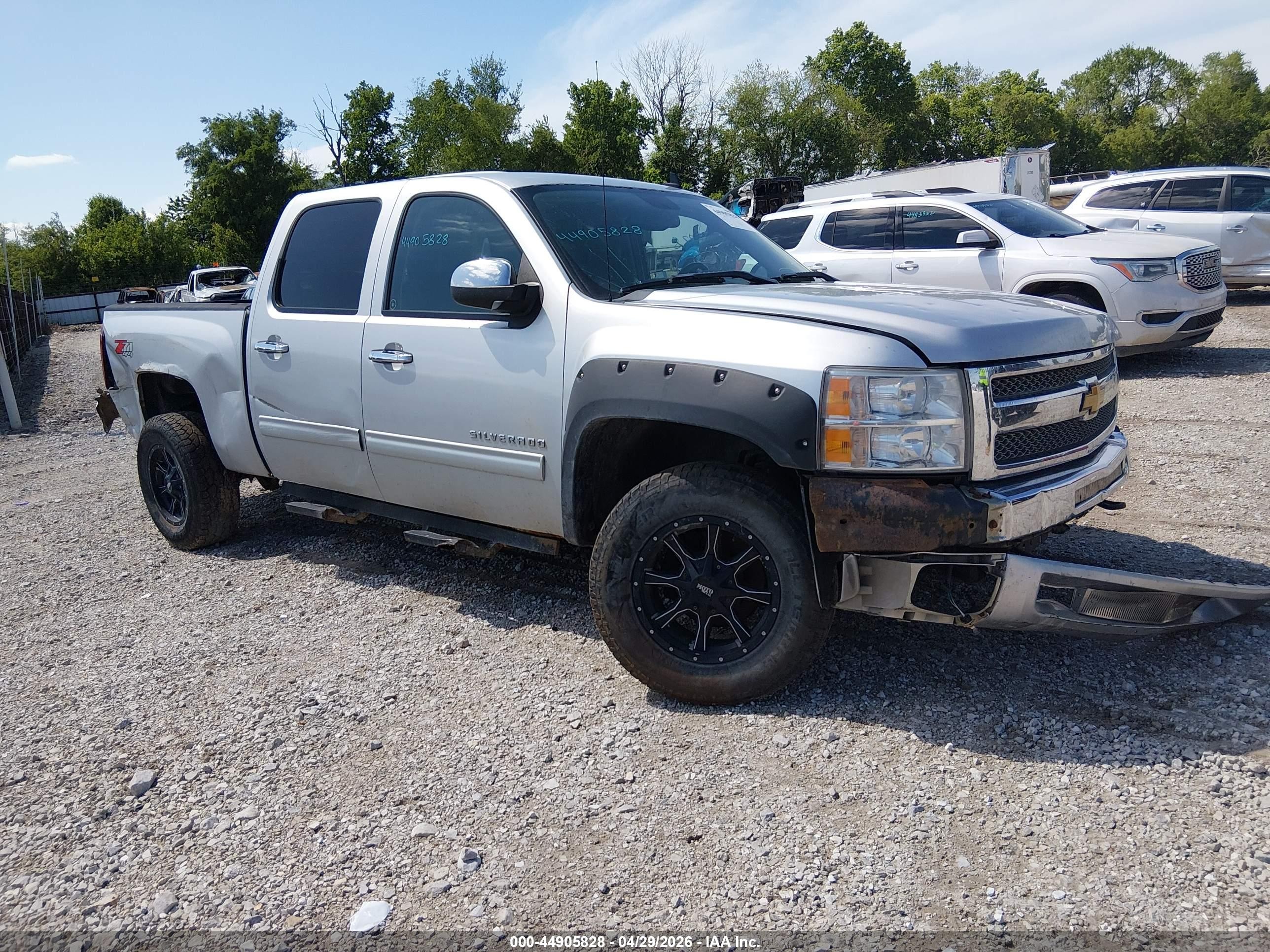 2012 Chevrolet Silverado 1500 Lt Silver vin: 3GCPKSE73CG272861