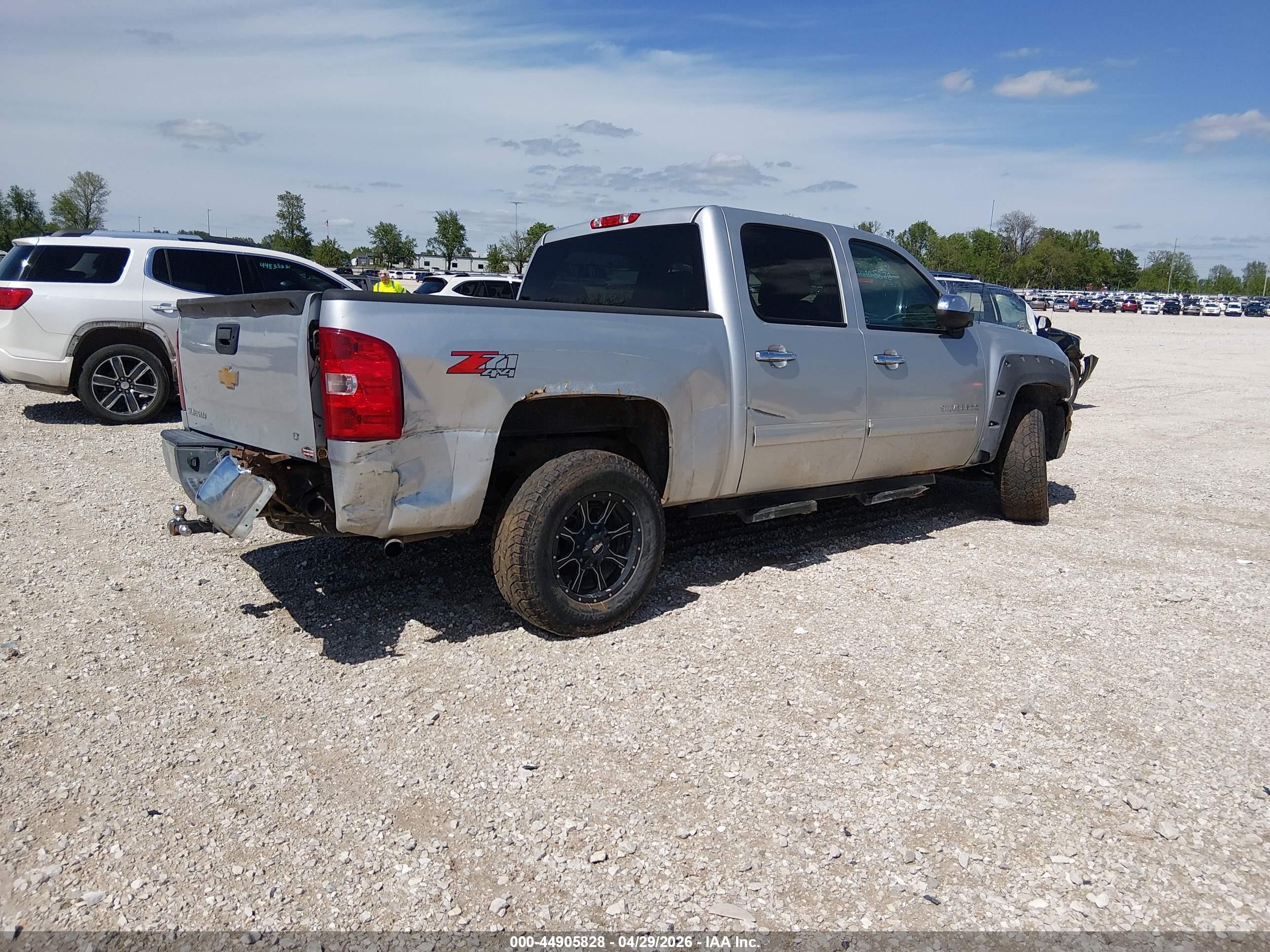 2012 Chevrolet Silverado 1500 Lt Silver vin: 3GCPKSE73CG272861