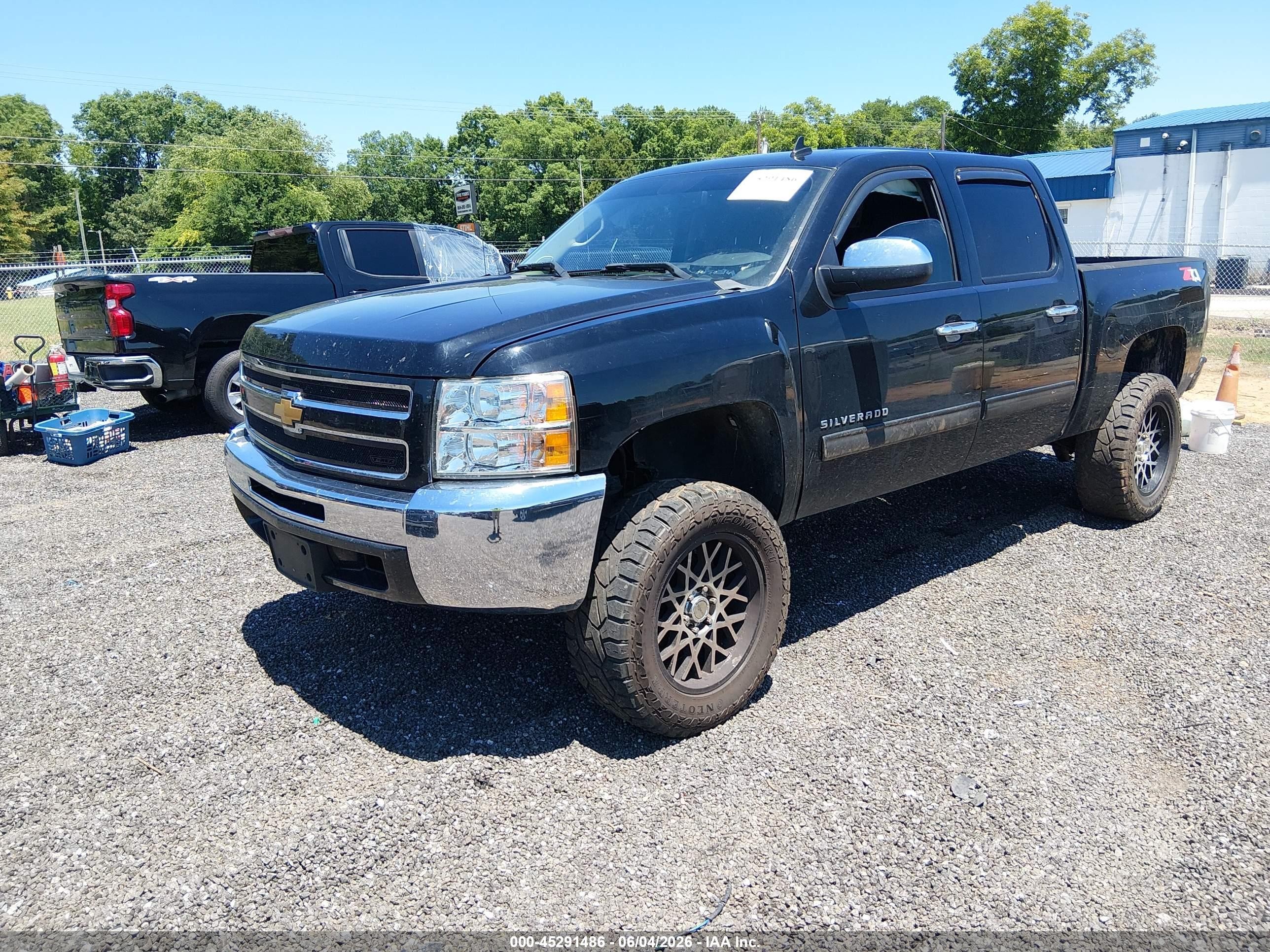 2013 Chevrolet Silverado 1500 Lt Black vin: 3GCPKSE73DG178819