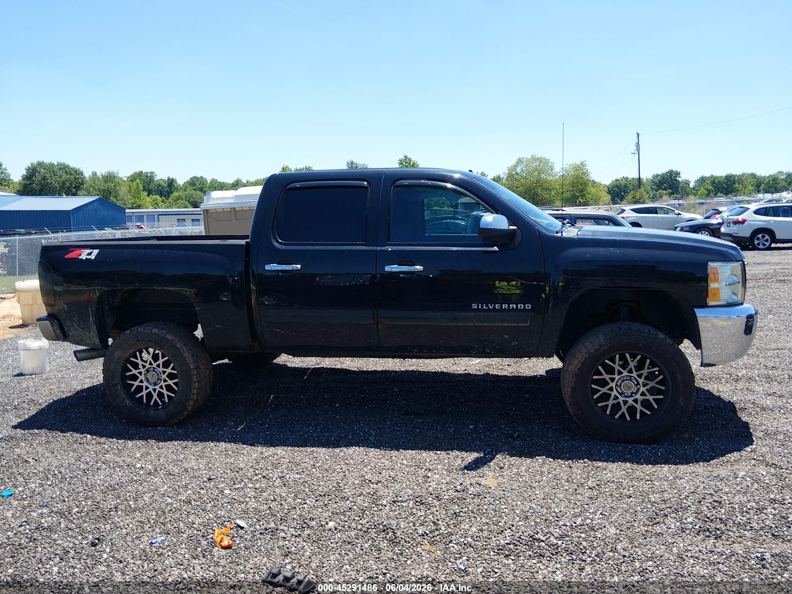 2013 Chevrolet Silverado 1500 Lt Black vin: 3GCPKSE73DG178819