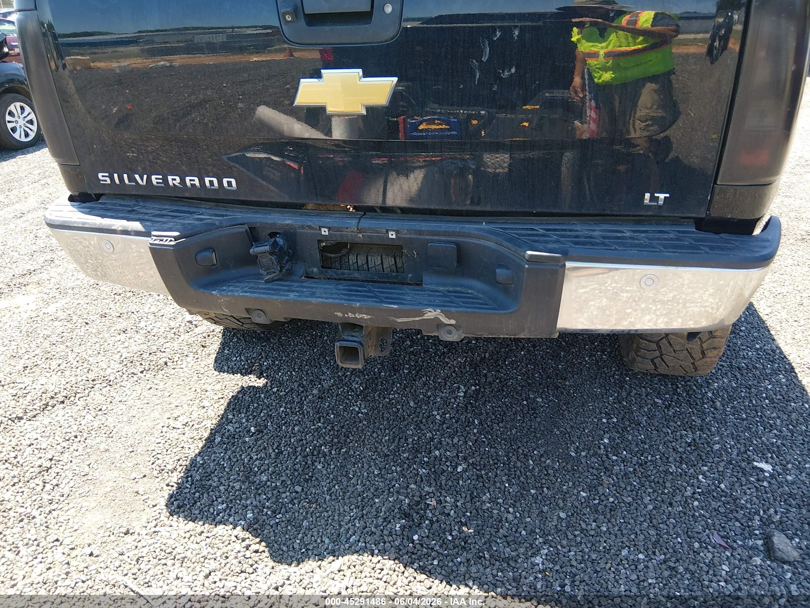2013 Chevrolet Silverado 1500 Lt Black vin: 3GCPKSE73DG178819