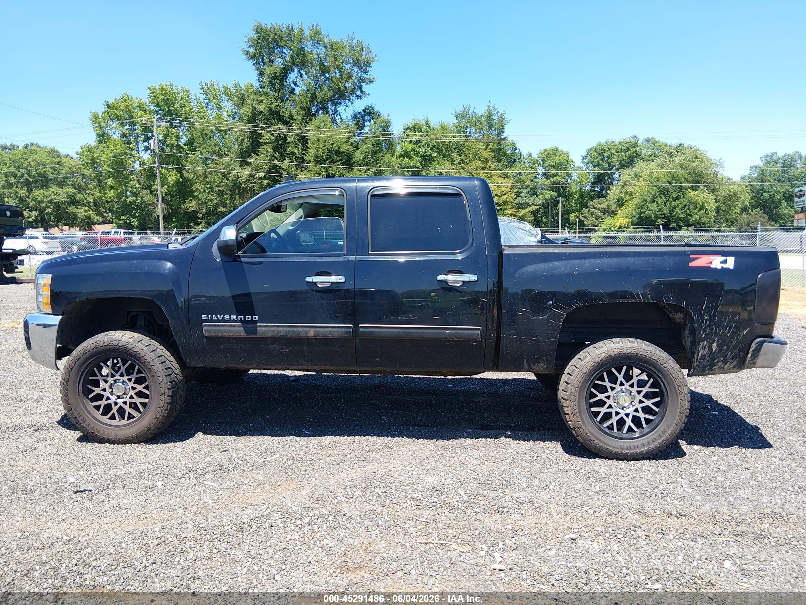 2013 Chevrolet Silverado 1500 Lt Black vin: 3GCPKSE73DG178819