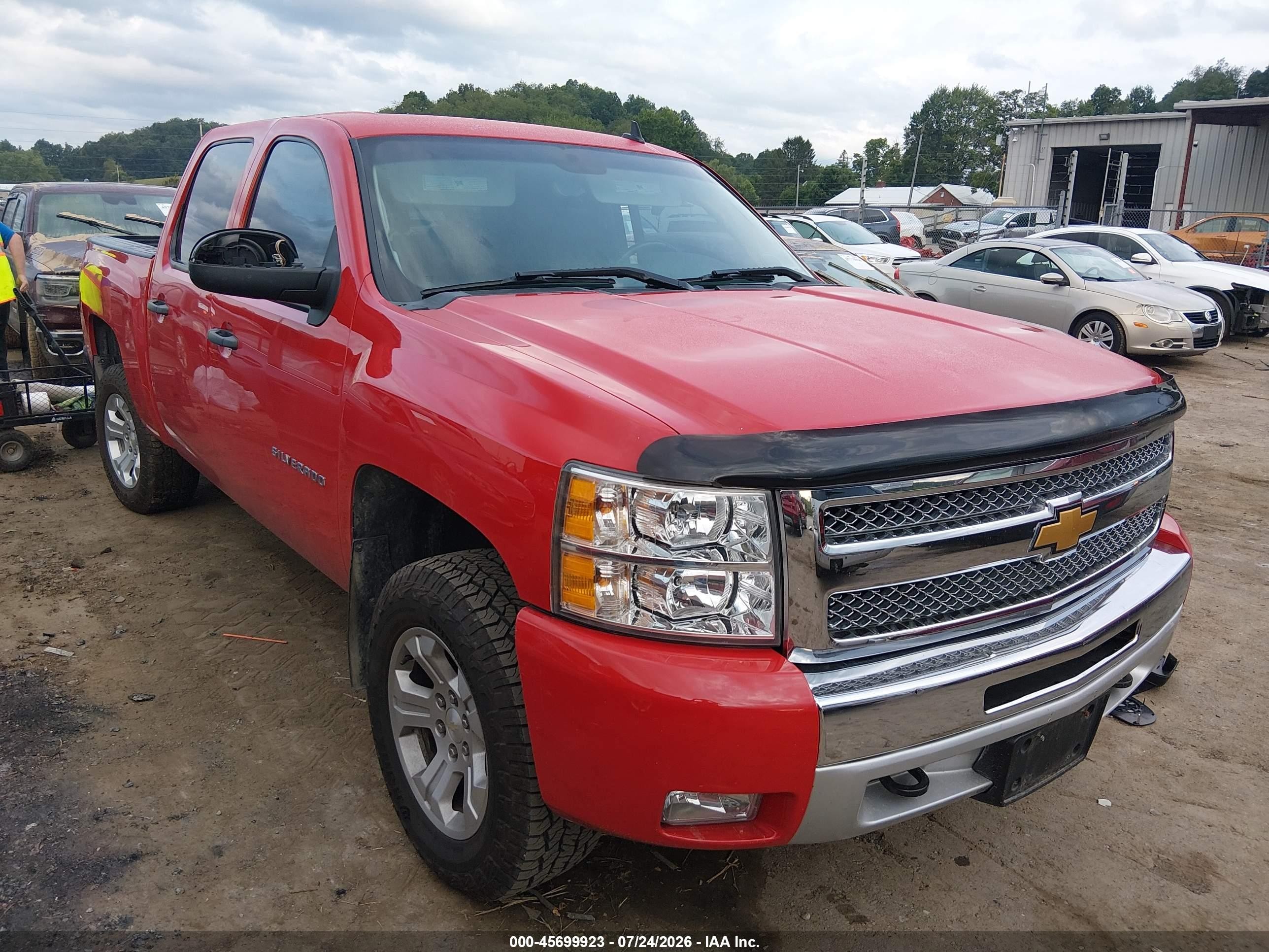 2013 Chevrolet Silverado 1500 Lt Красный vin: 3GCPKSE73DG195684