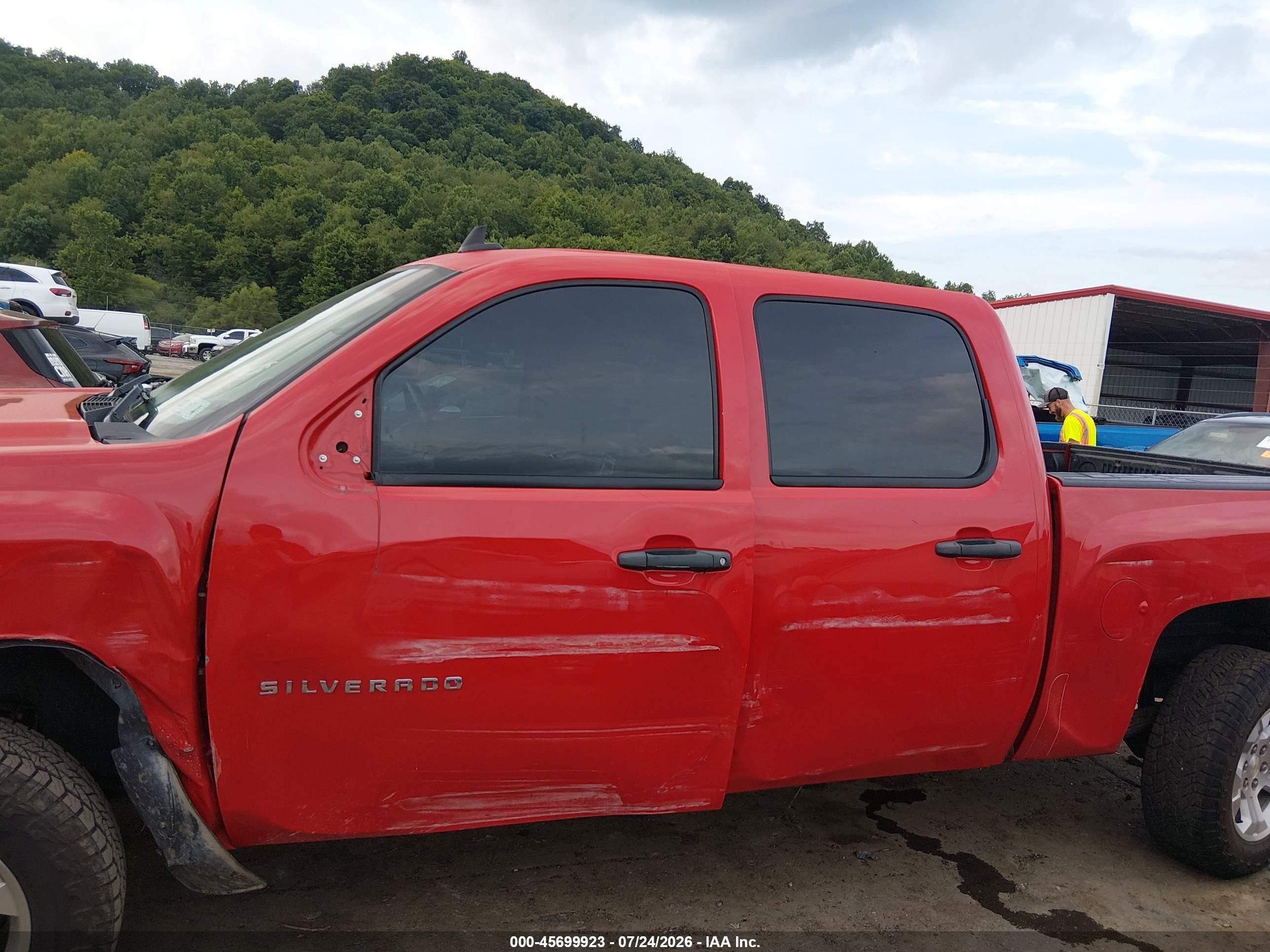 2013 Chevrolet Silverado 1500 Lt Красный vin: 3GCPKSE73DG195684