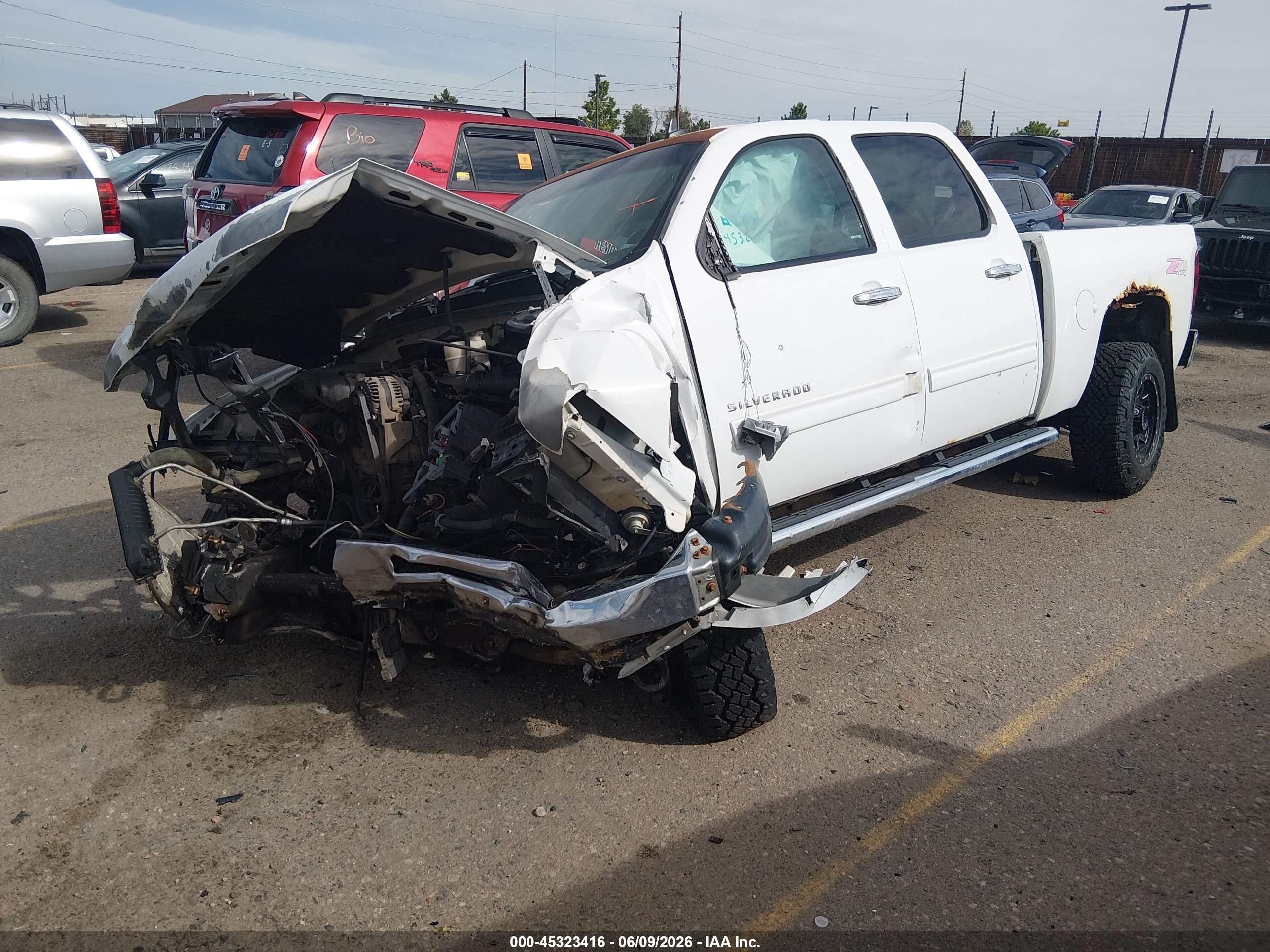2013 Chevrolet Silverado 1500 Lt White vin: 3GCPKSE73DG205338