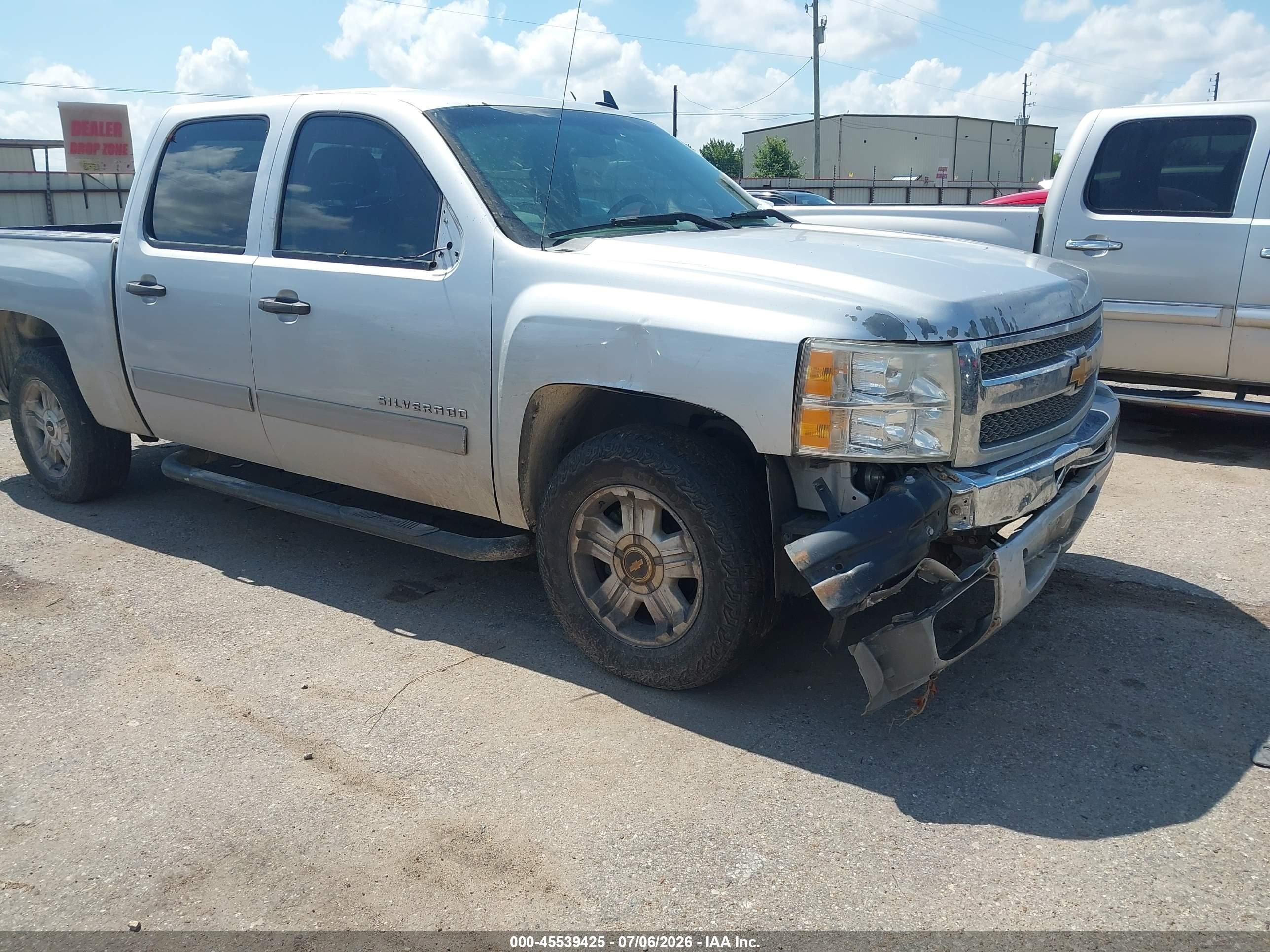 2013 Chevrolet Silverado 1500 Lt Silver vin: 3GCPKSE73DG268634