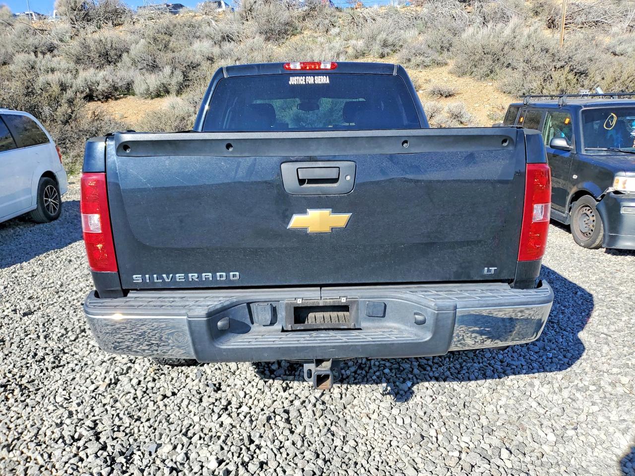 2013 Chevrolet Silverado K1500 Lt Black vin: 3GCPKSE73DG271226