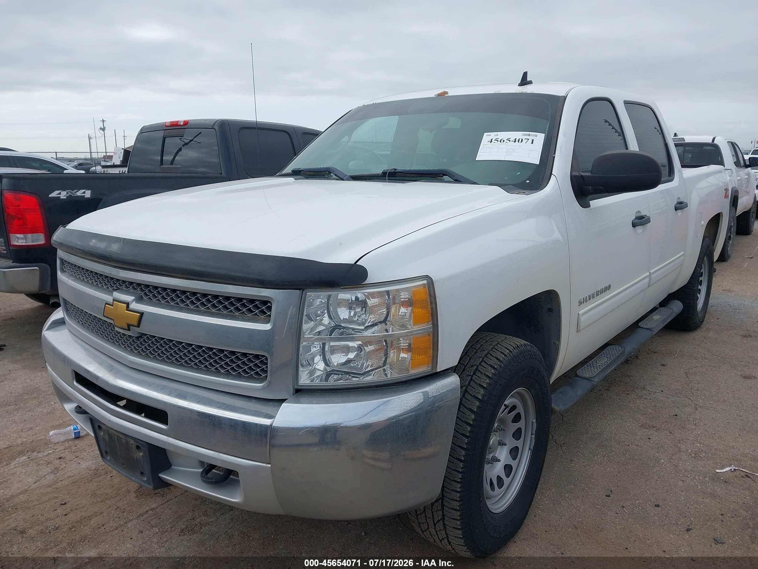 2013 Chevrolet Silverado 1500 Lt Белый vin: 3GCPKSE73DG322546