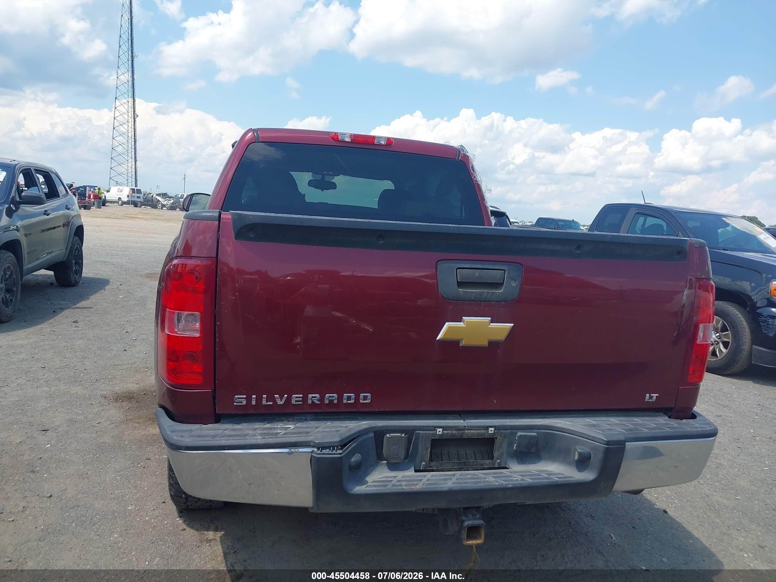 2013 Chevrolet Silverado 1500 Lt Maroon vin: 3GCPKSE73DG342523