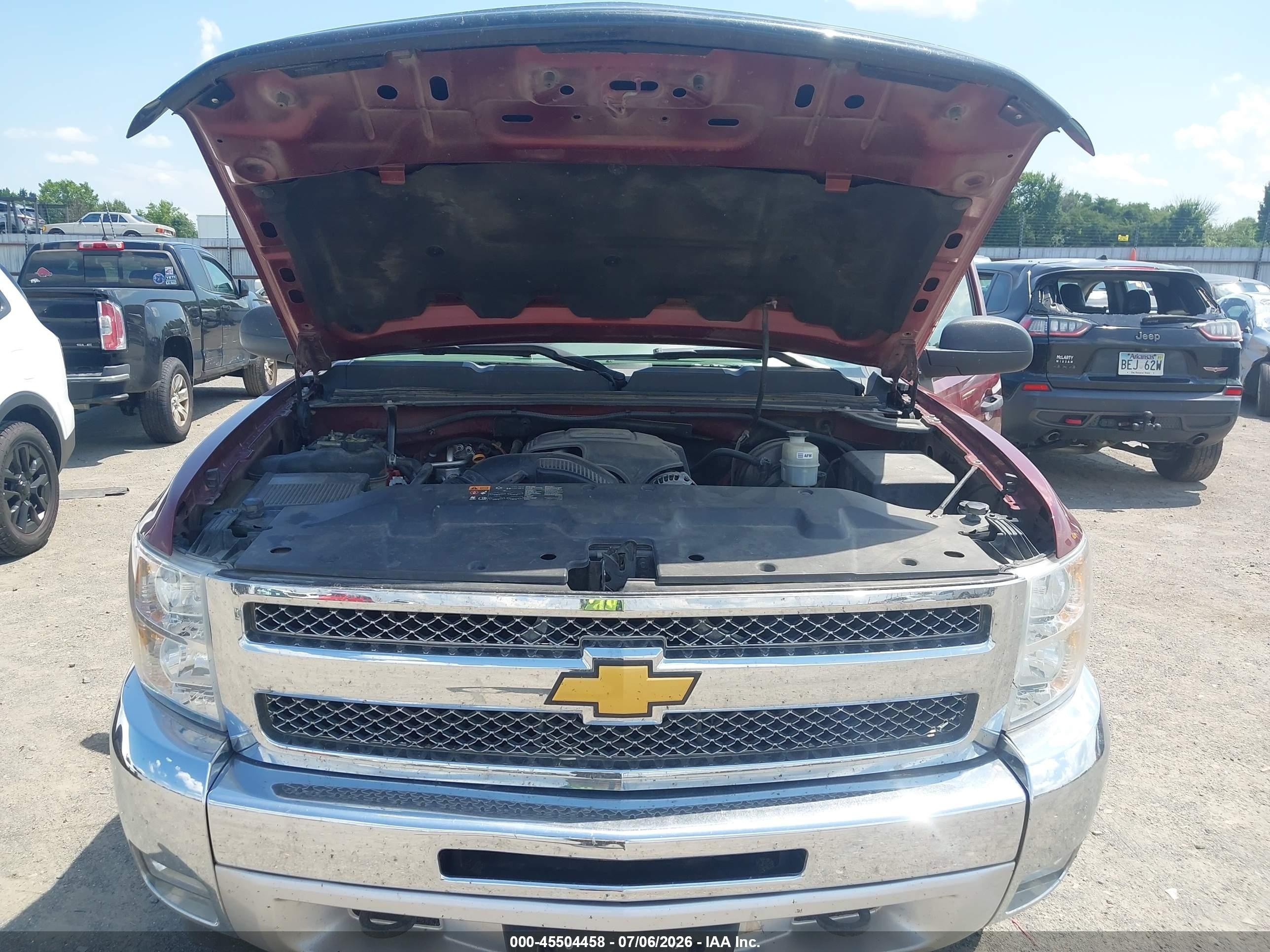 2013 Chevrolet Silverado 1500 Lt Maroon vin: 3GCPKSE73DG342523