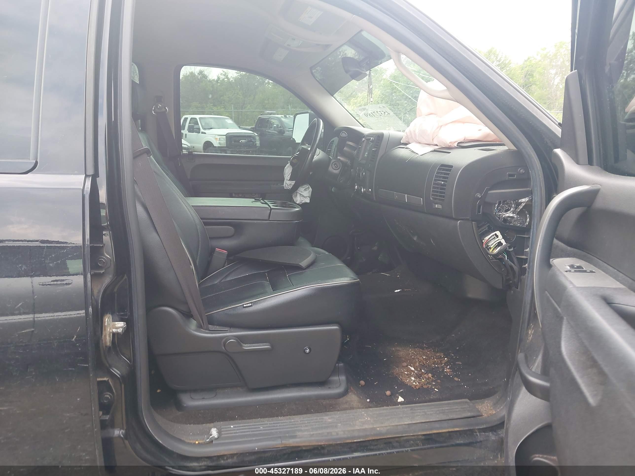 2012 Chevrolet Silverado 1500 Lt Black vin: 3GCPKSE74CG183090