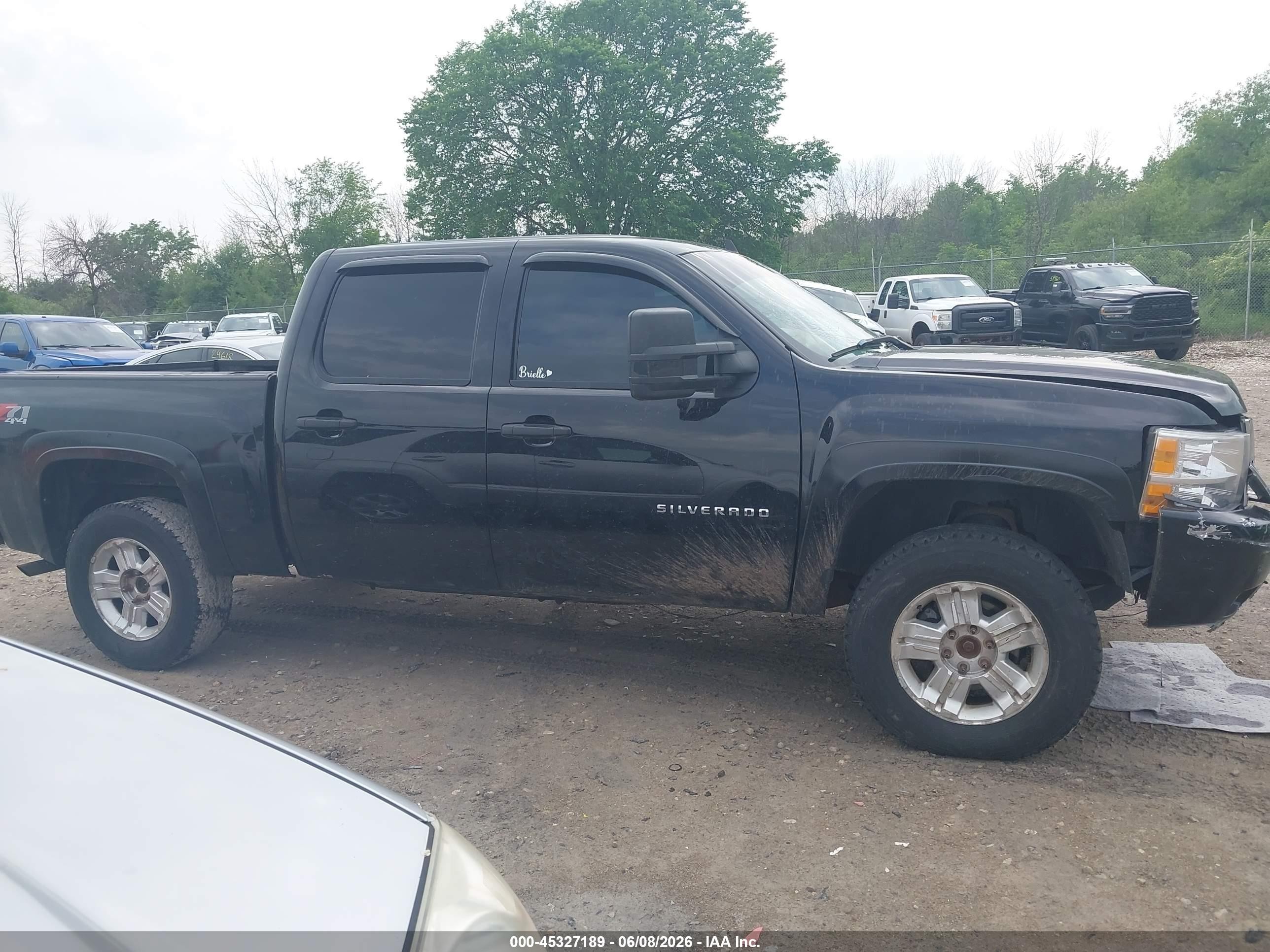 2012 Chevrolet Silverado 1500 Lt Black vin: 3GCPKSE74CG183090