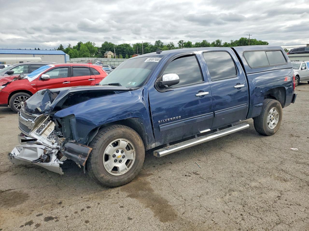 2012 Chevrolet Silverado K1500 Lt Blue vin: 3GCPKSE74CG201751