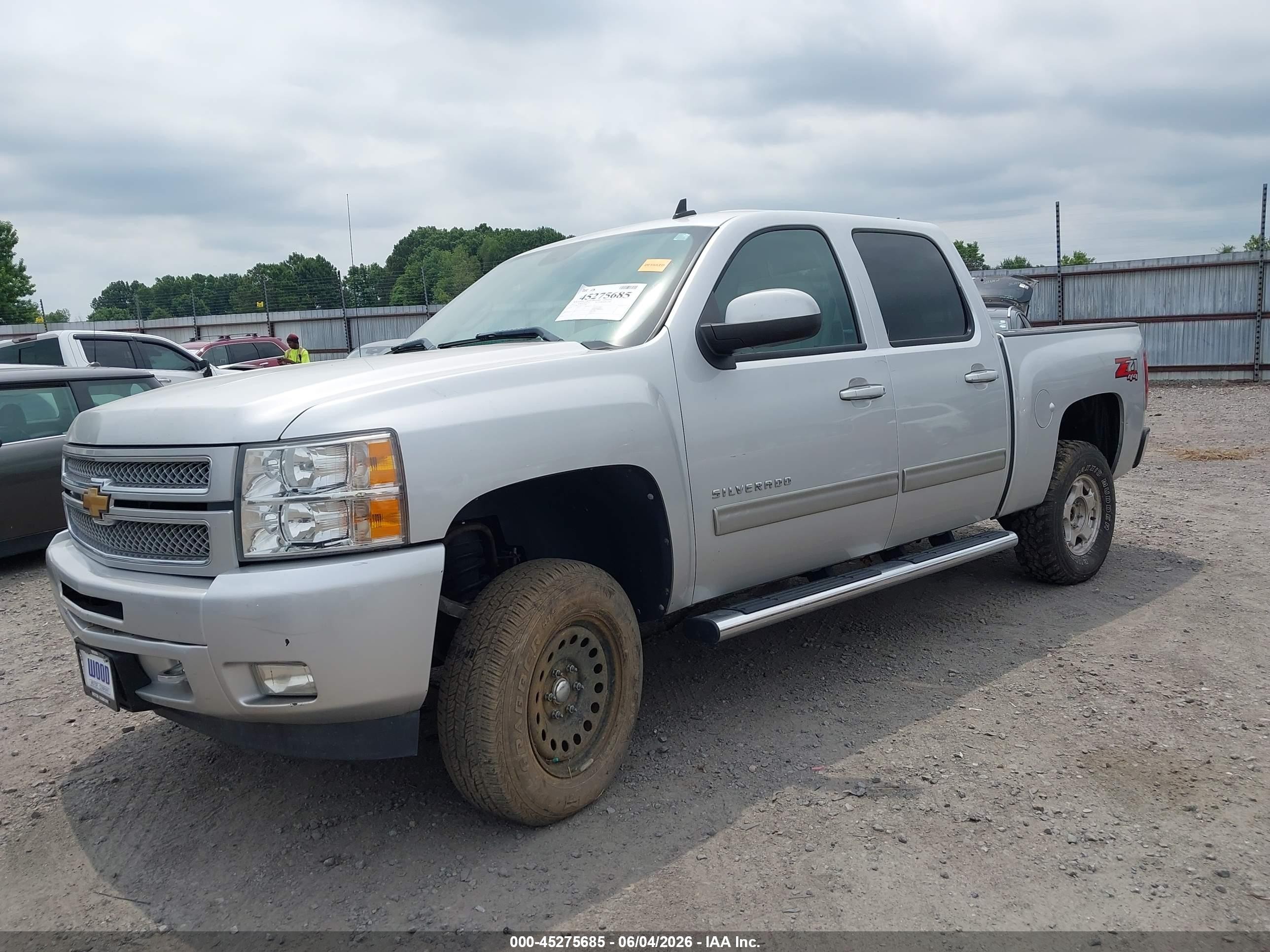 2012 Chevrolet Silverado 1500 Lt Silver vin: 3GCPKSE74CG223989