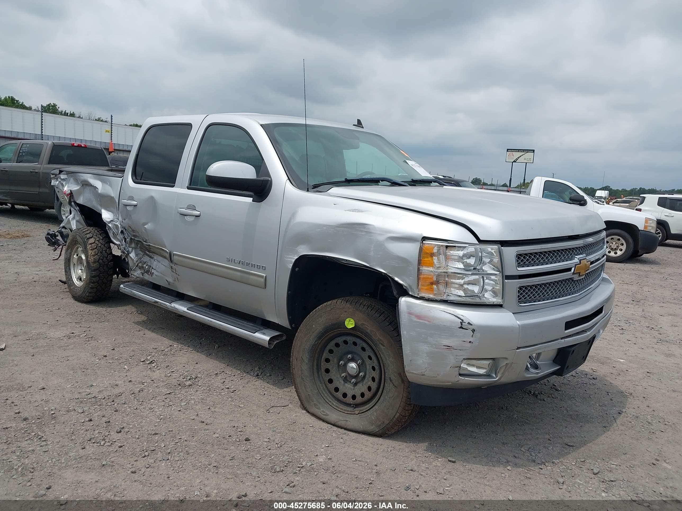 2012 Chevrolet Silverado 1500 Lt Silver vin: 3GCPKSE74CG223989
