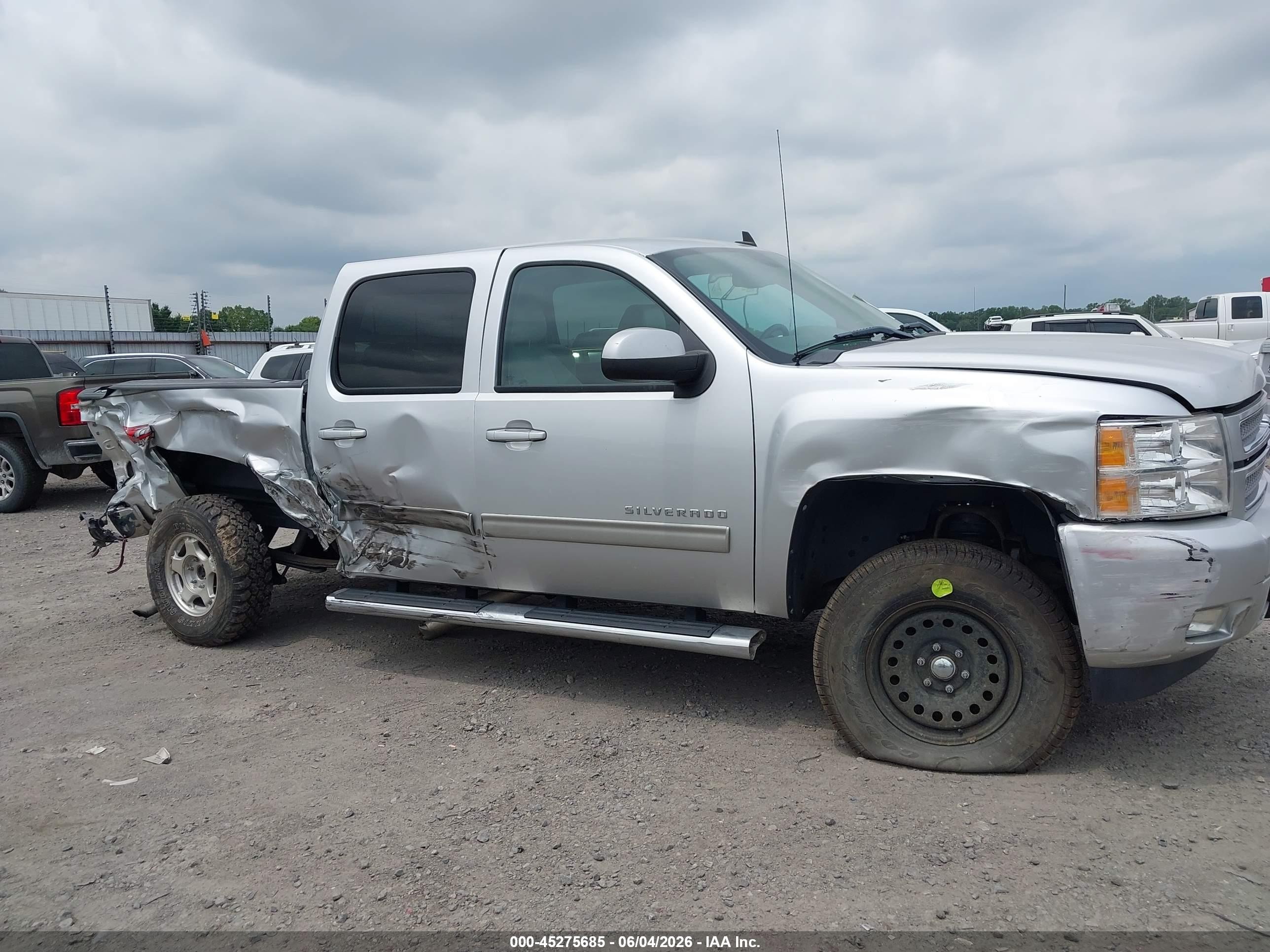 2012 Chevrolet Silverado 1500 Lt Silver vin: 3GCPKSE74CG223989