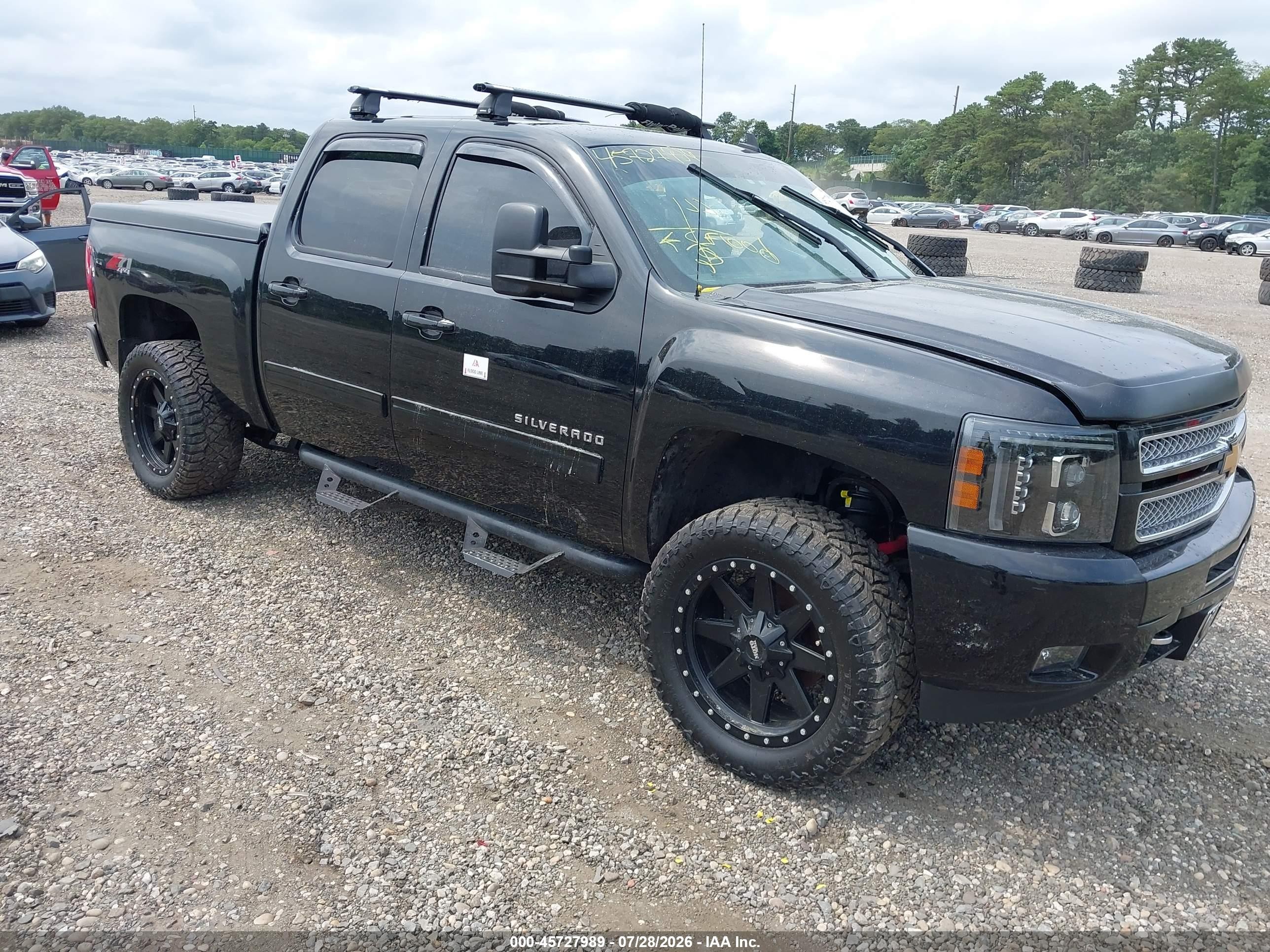 2012 Chevrolet Silverado 1500 Lt Черный vin: 3GCPKSE74CG284565