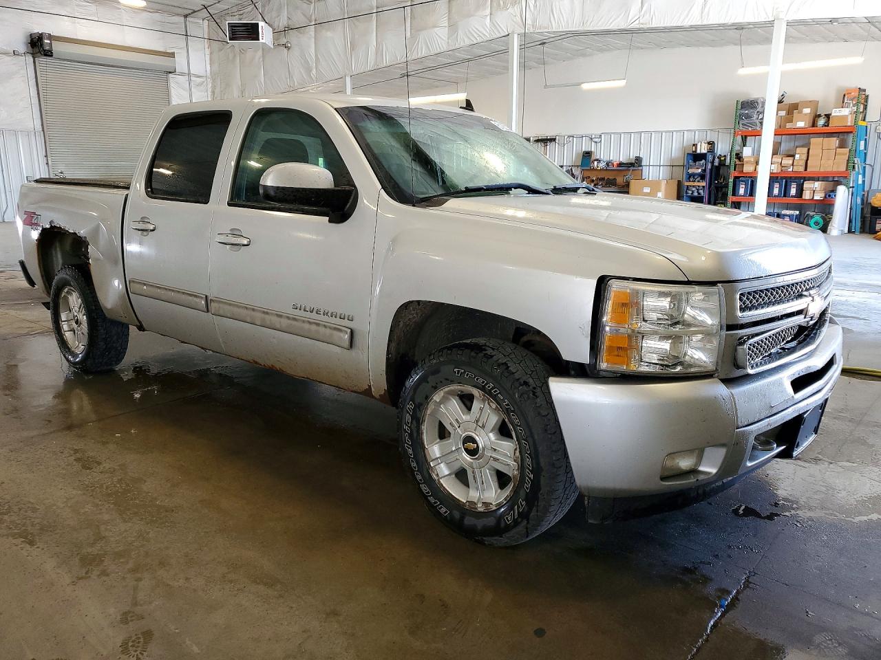2012 Chevrolet Silverado K1500 Lt Silver vin: 3GCPKSE74CG287532