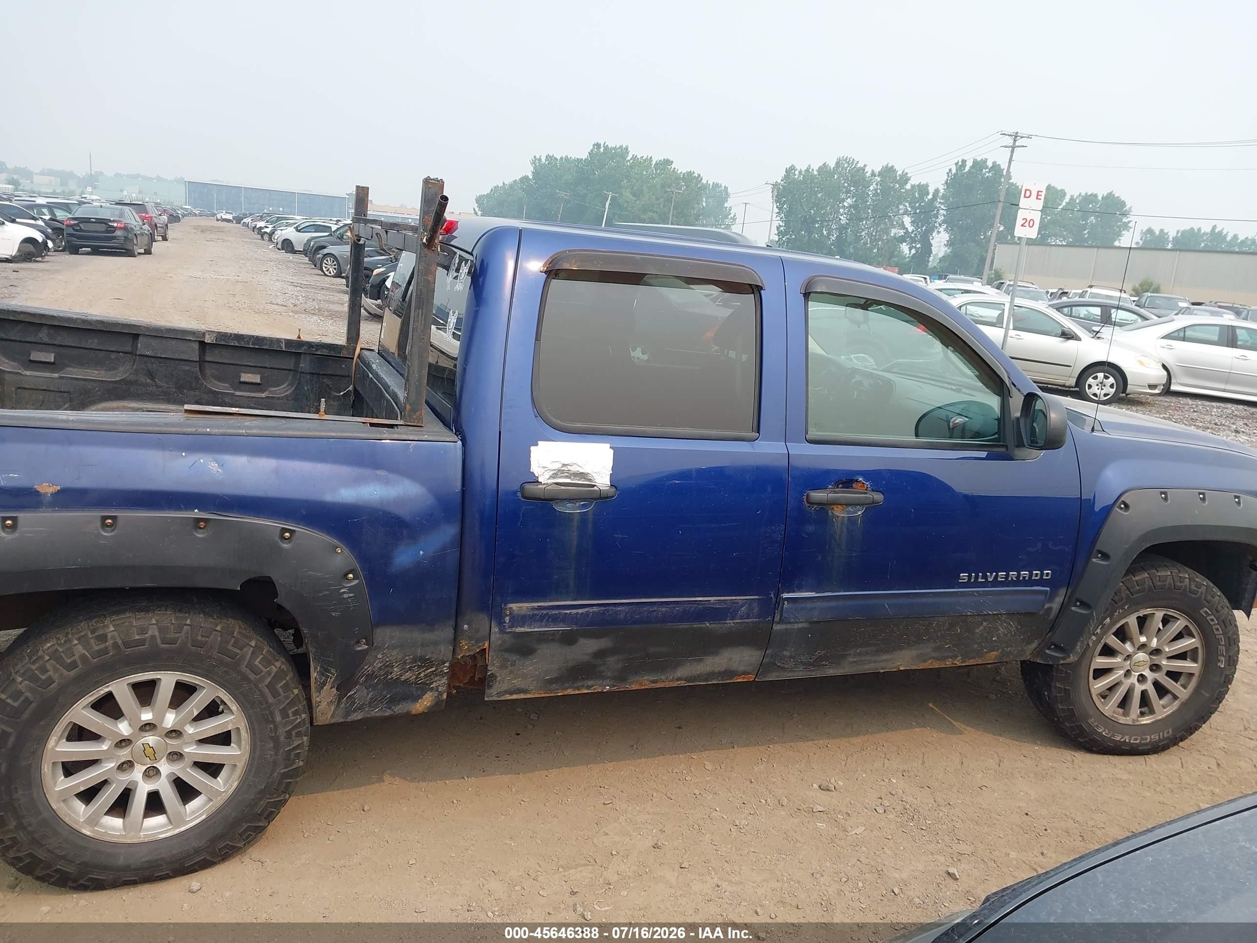 2012 Chevrolet Silverado 1500 Lt Blue vin: 3GCPKSE74CG293993
